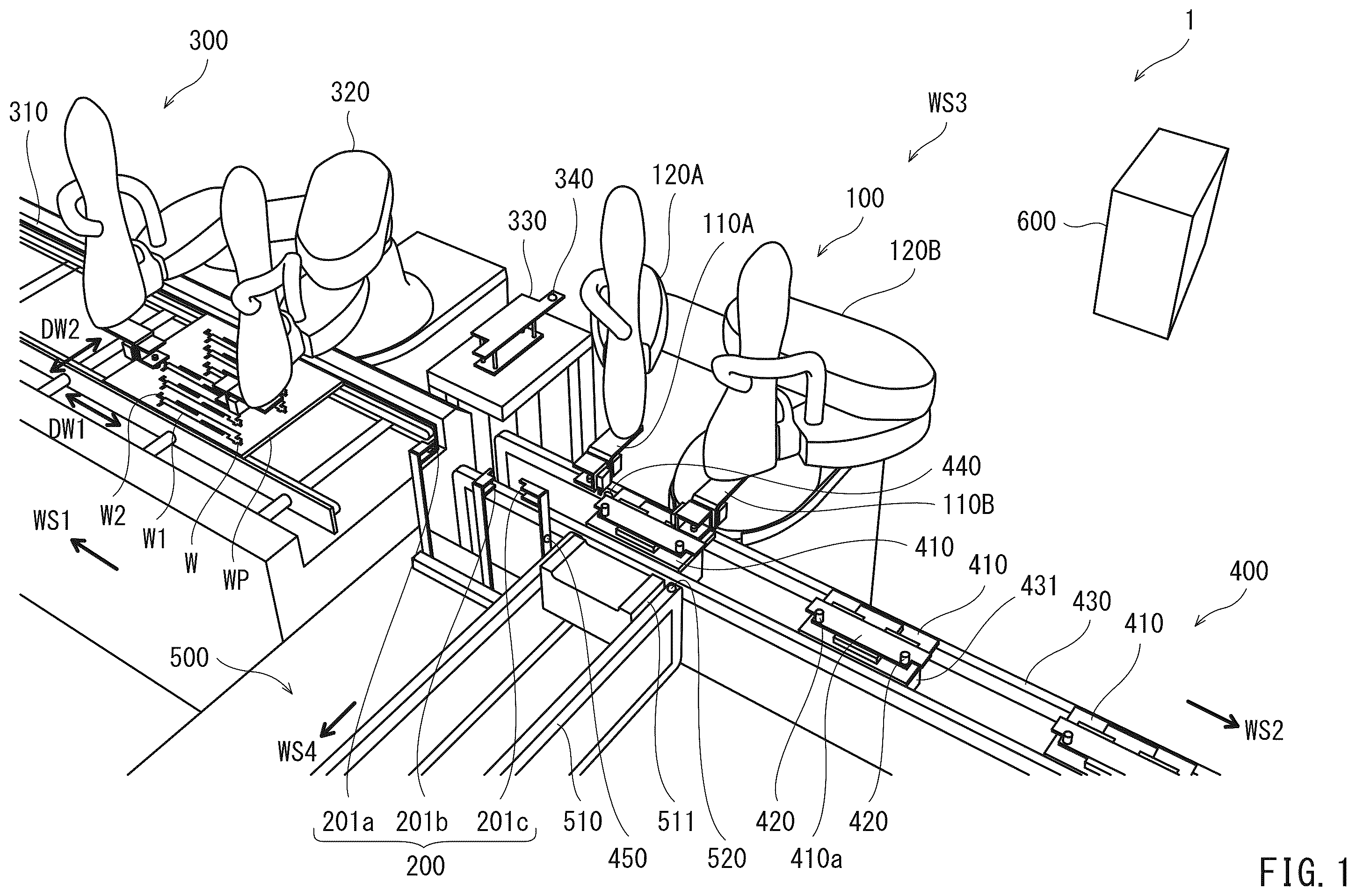 Patent US12508722 — Holding device, control method, control device, and robot system — Figure 1