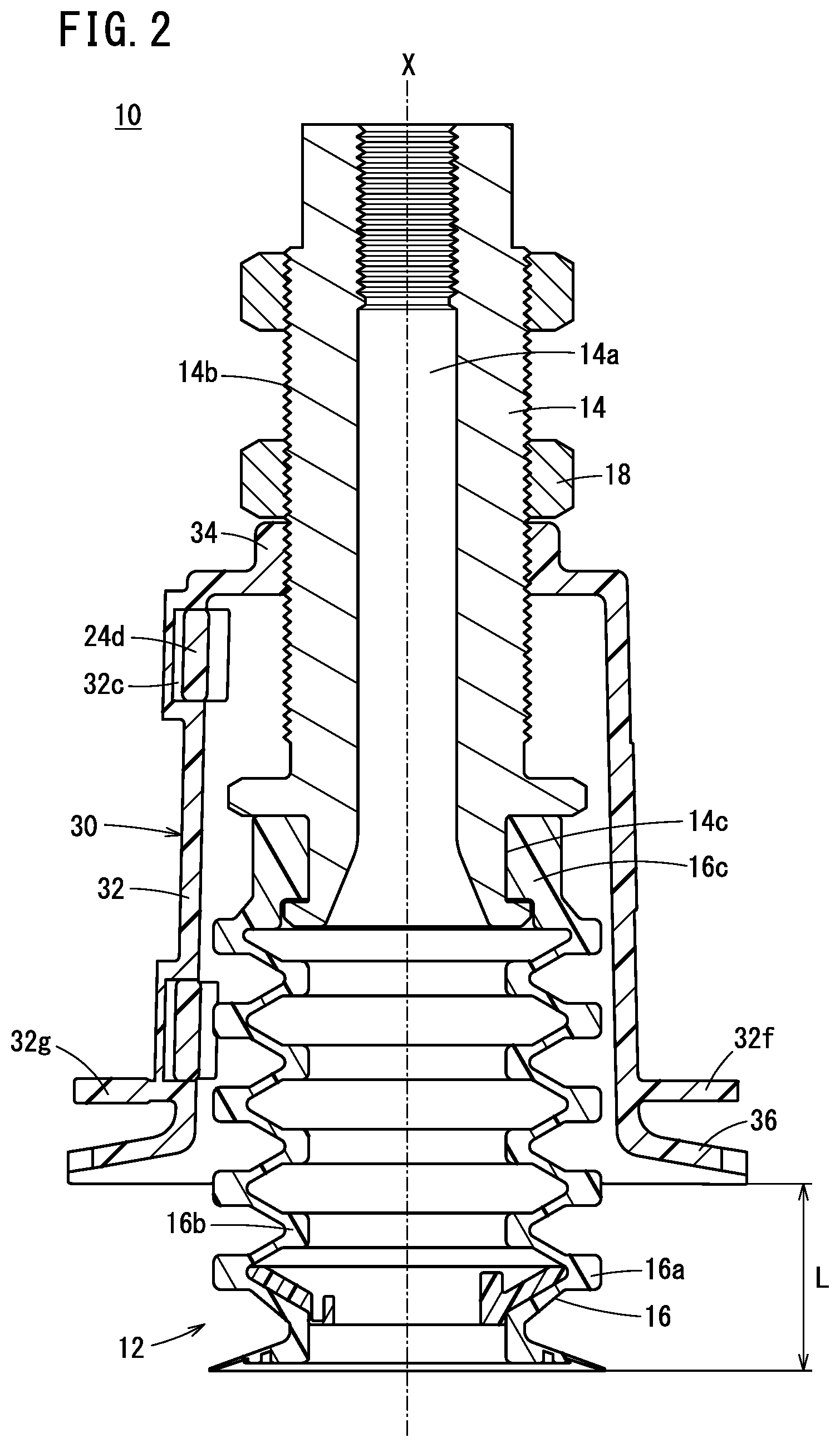 Patent US12508724 Figure 2 – Vacuum pad swing prevention mechanism