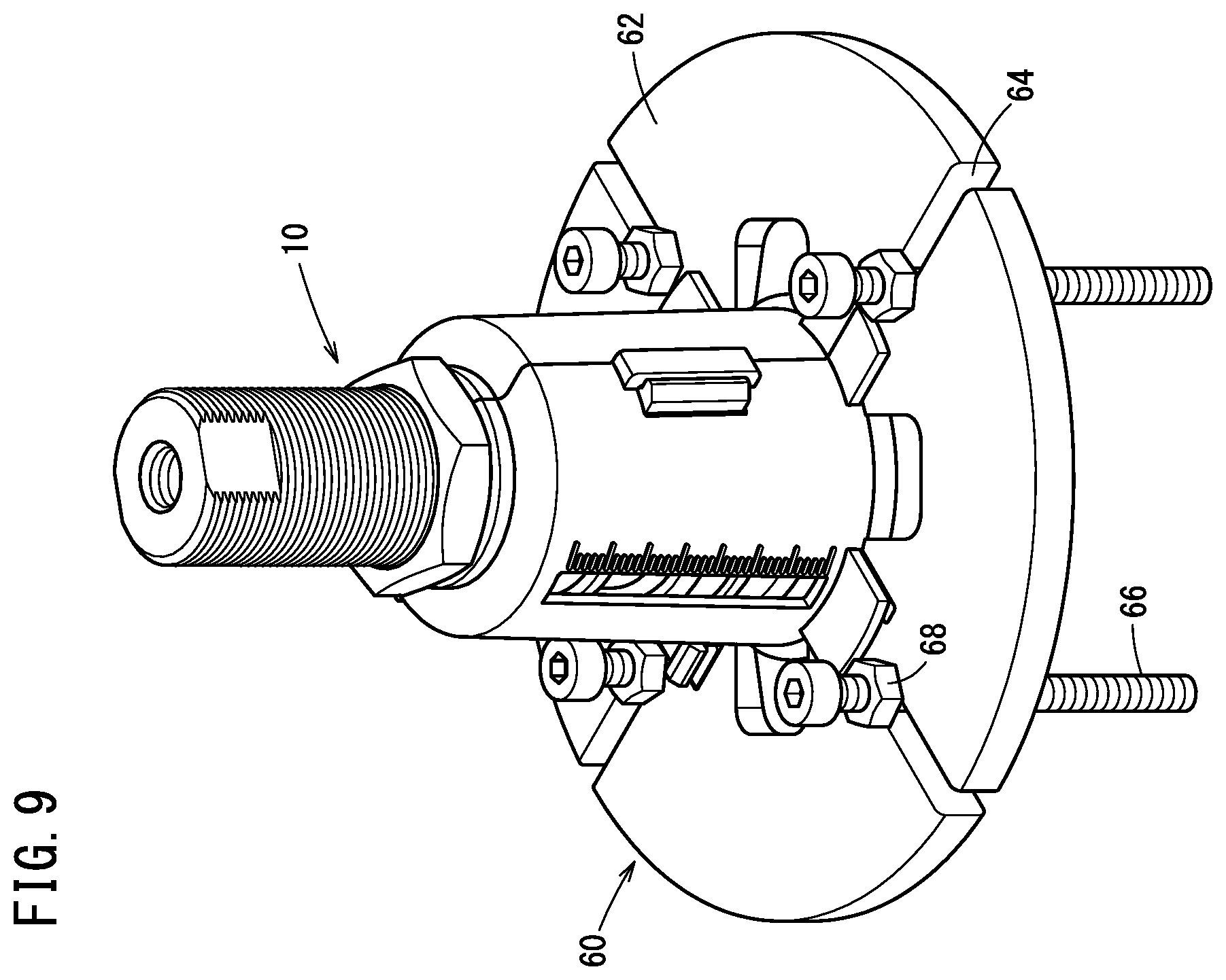 Patent US12508724 Figure 9 – Vacuum pad swing prevention mechanism