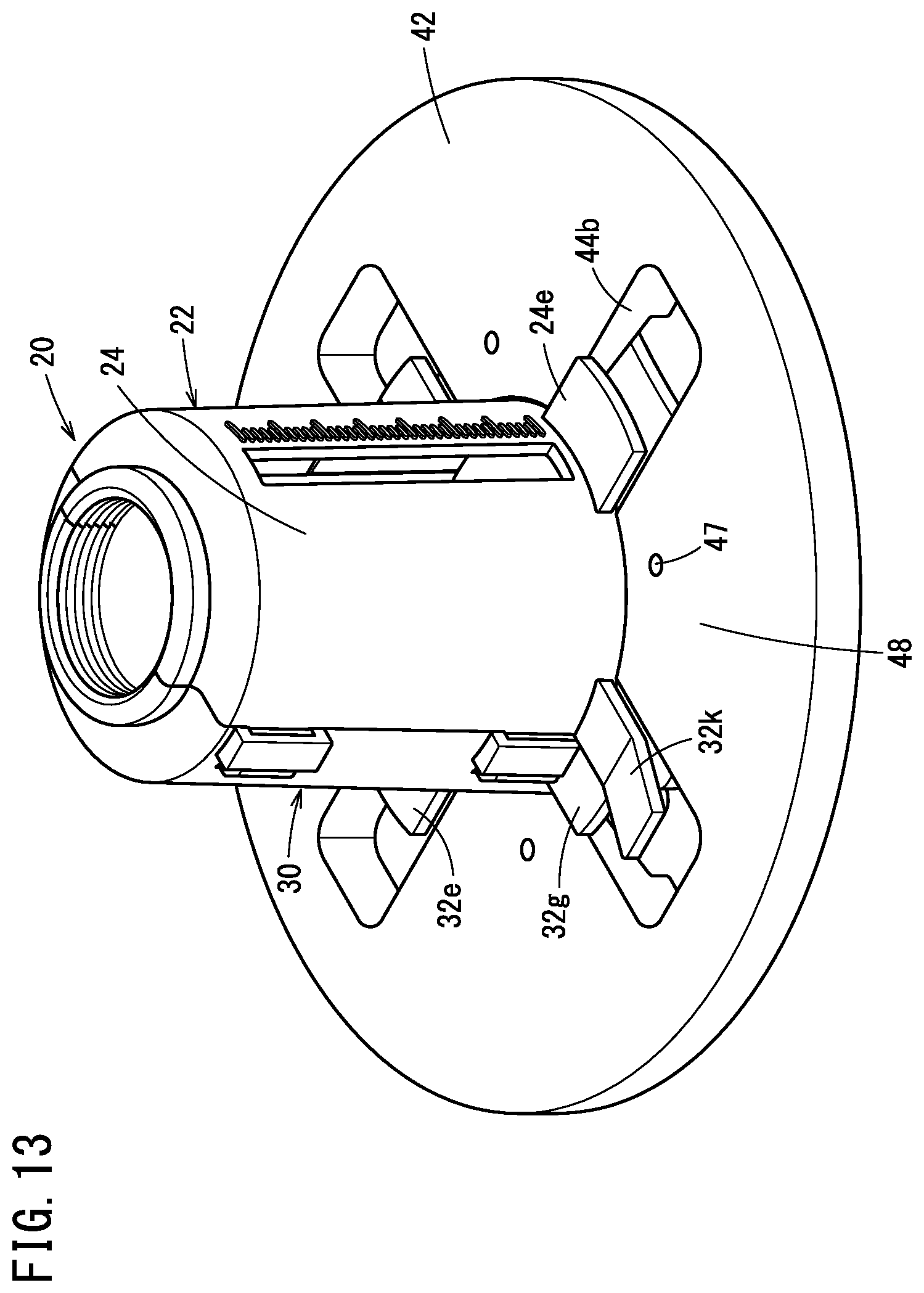 Patent US12508724 Figure 13 – Vacuum pad swing prevention mechanism