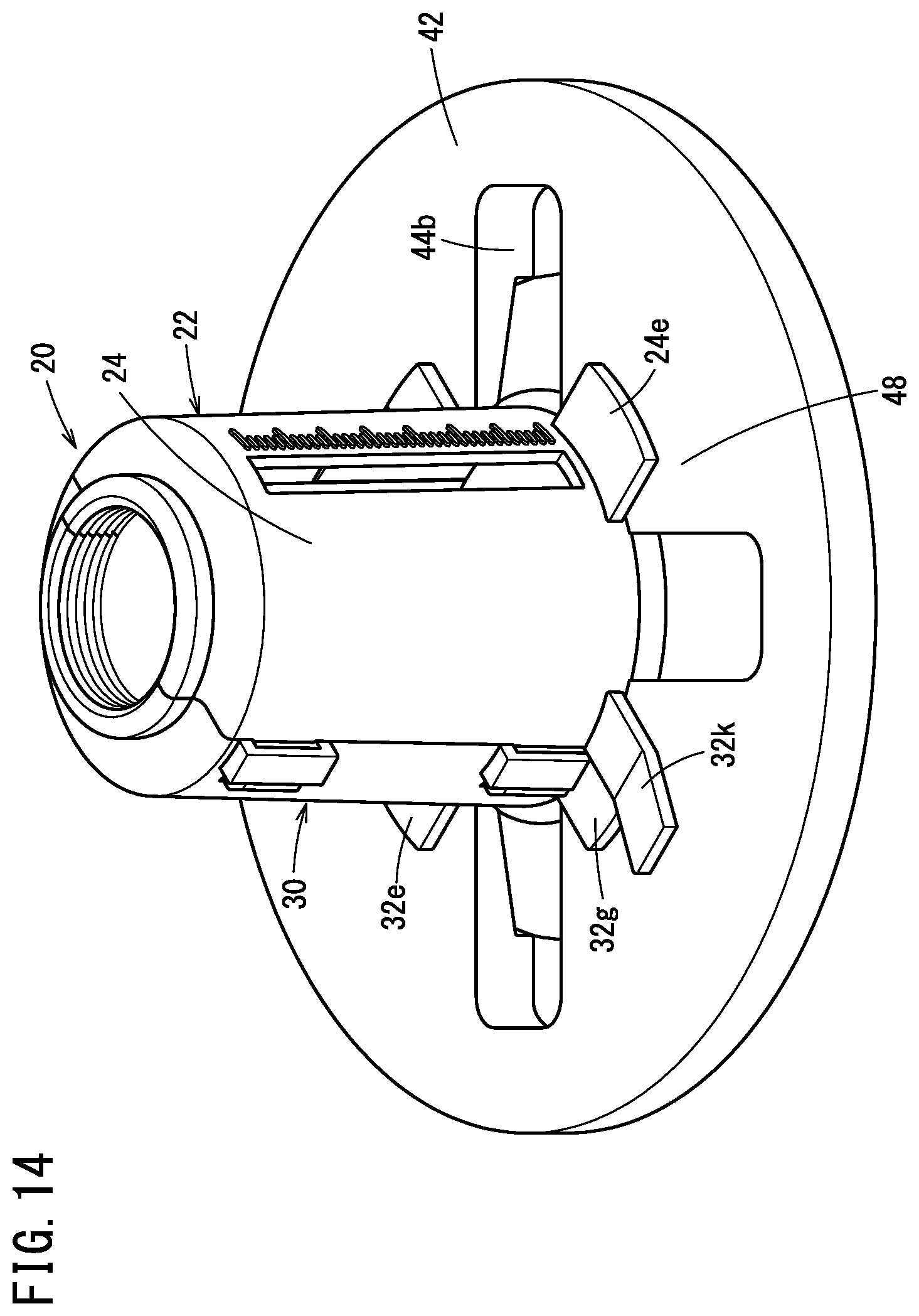 Patent US12508724 Figure 14 – Vacuum pad swing prevention mechanism