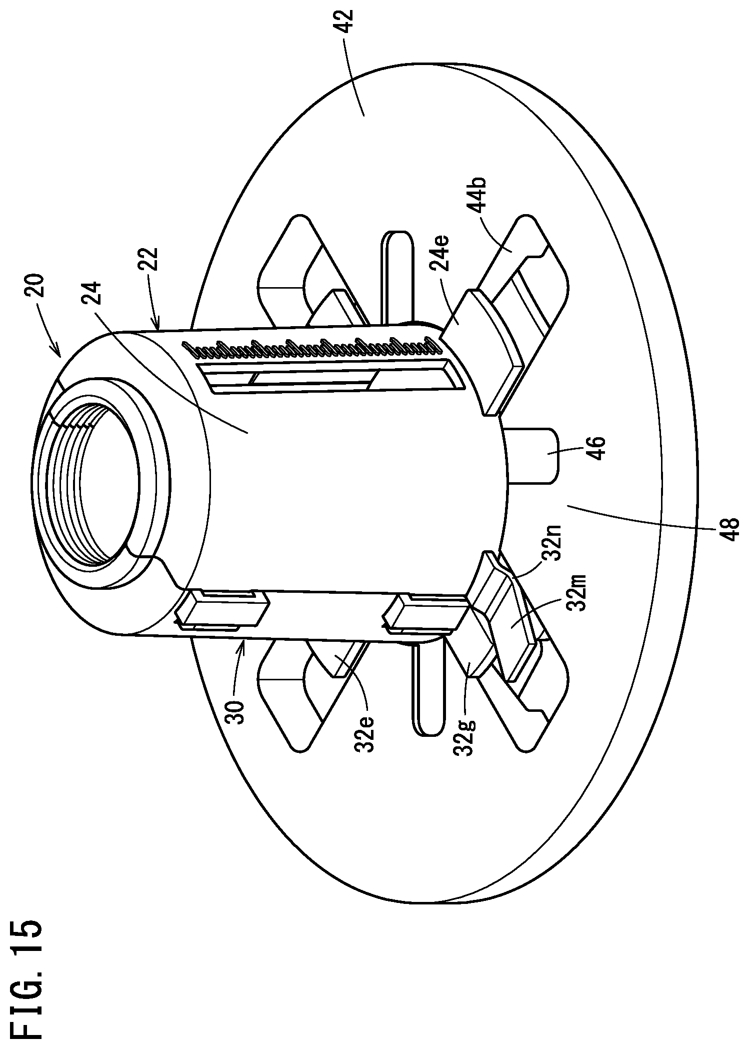 Patent US12508724 Figure 15 – Vacuum pad swing prevention mechanism
