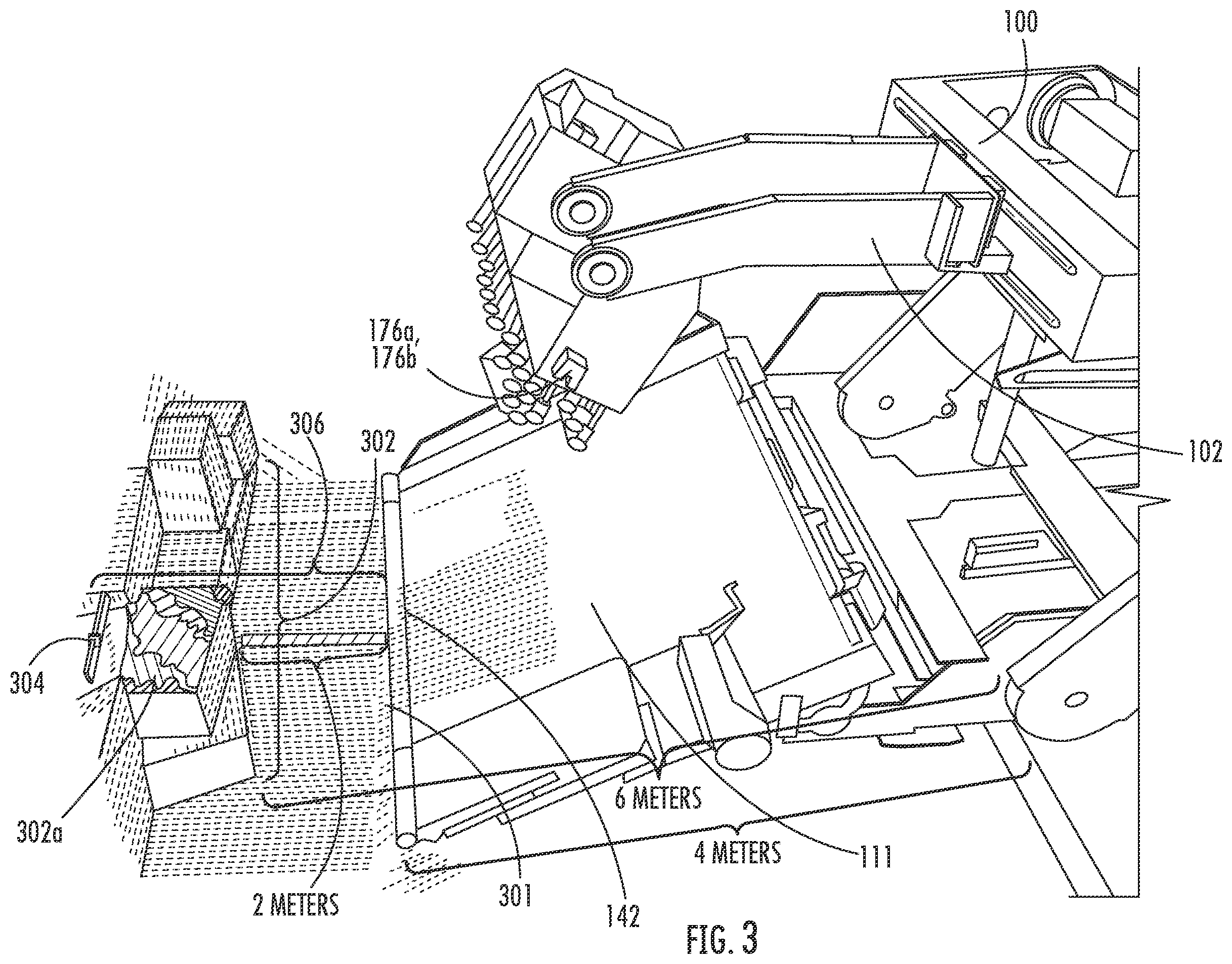 Patent US12508727 Figure 3 – Closed loop solution for loading/unloading cartons by truck unloader