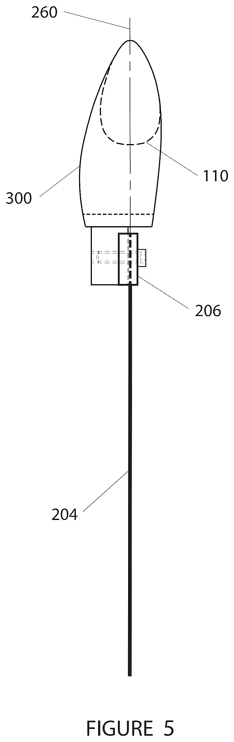 Patent US12508728 Figure 5 – Knife and cutting guide for cutting fibrous or thick sheet materials