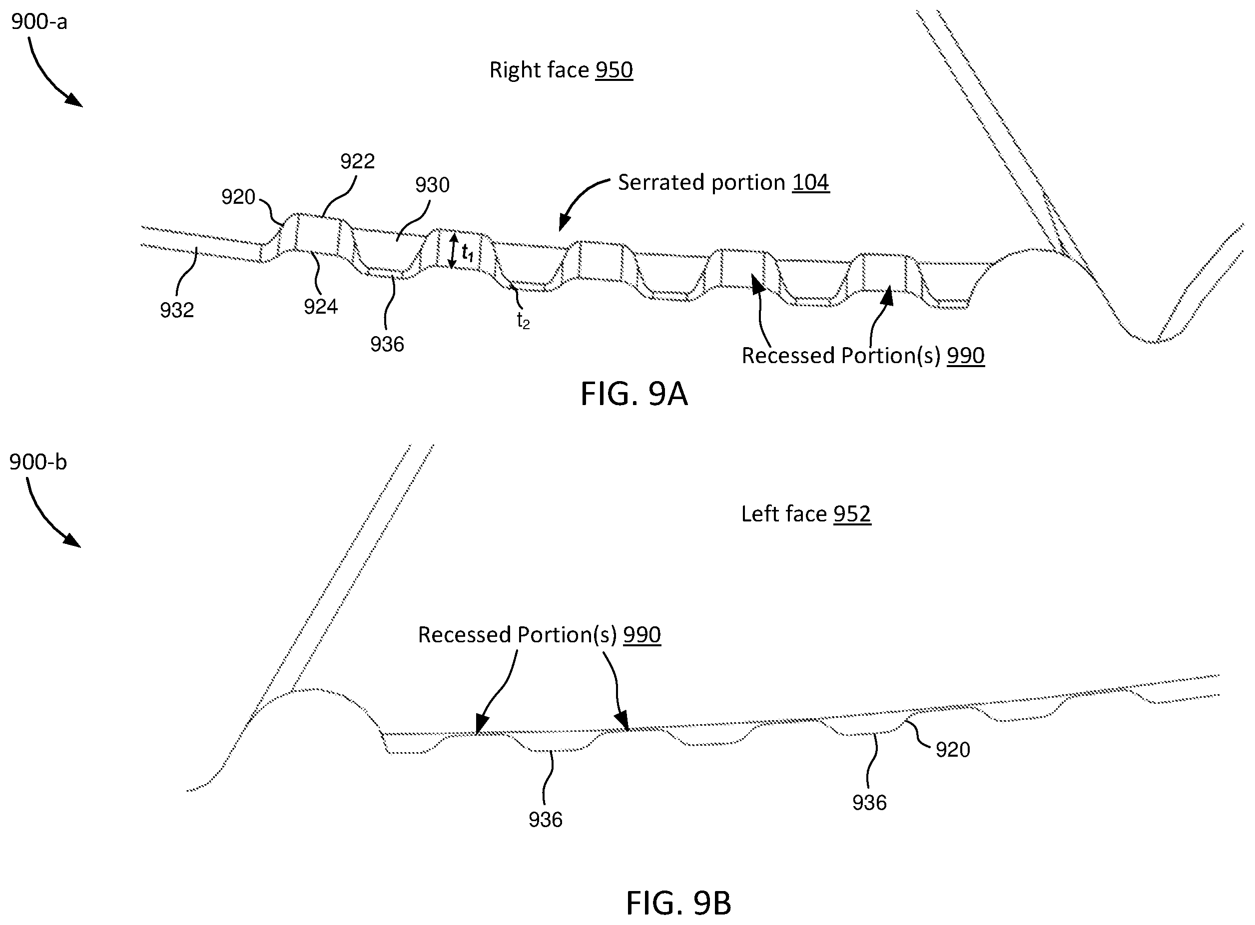 Patent US12508729 Figure 9 – Hunting knife with serrated blade