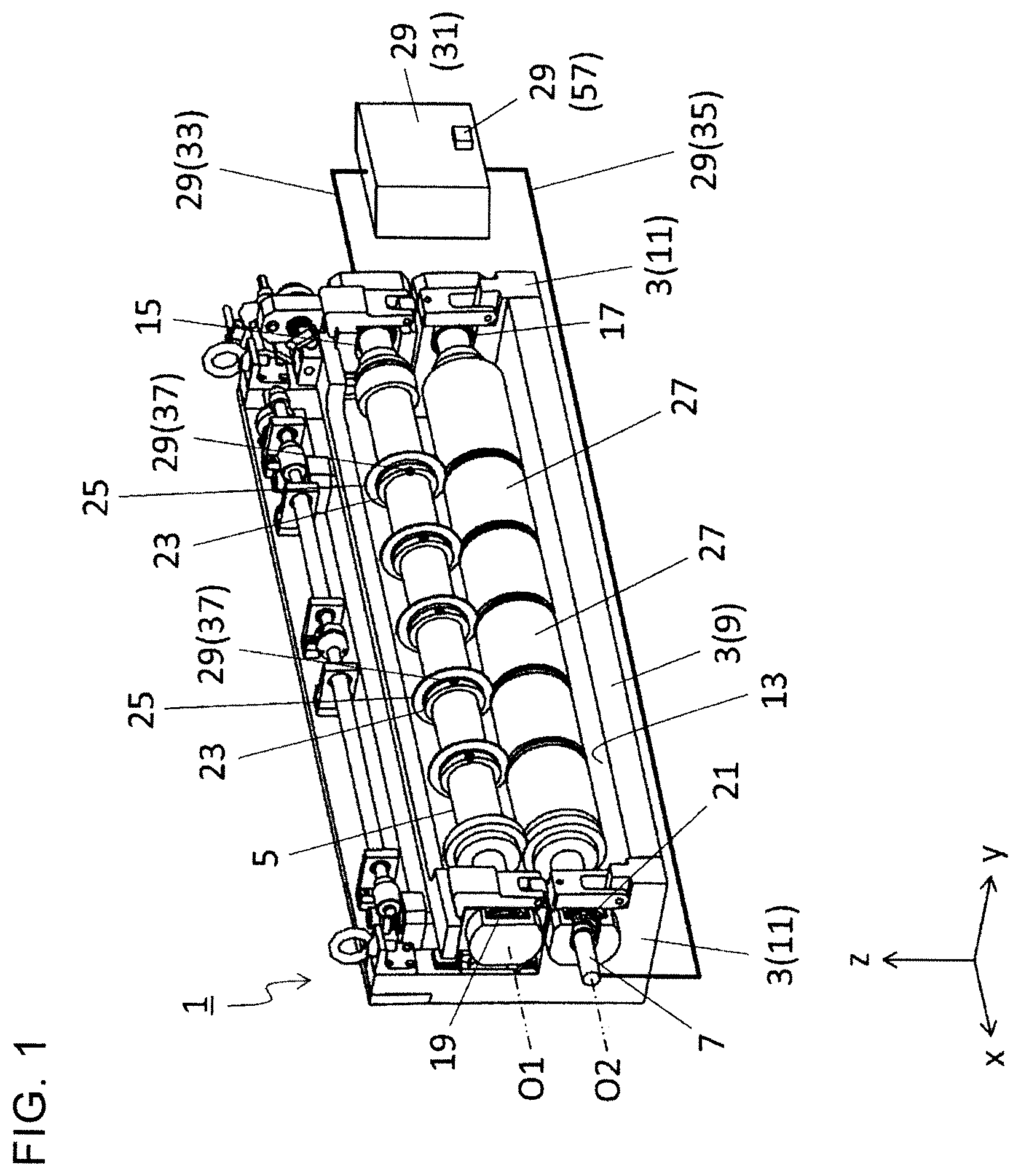 Patent US12508731 Figure 1 – Unit for cutting apparatus and cutting apparatus