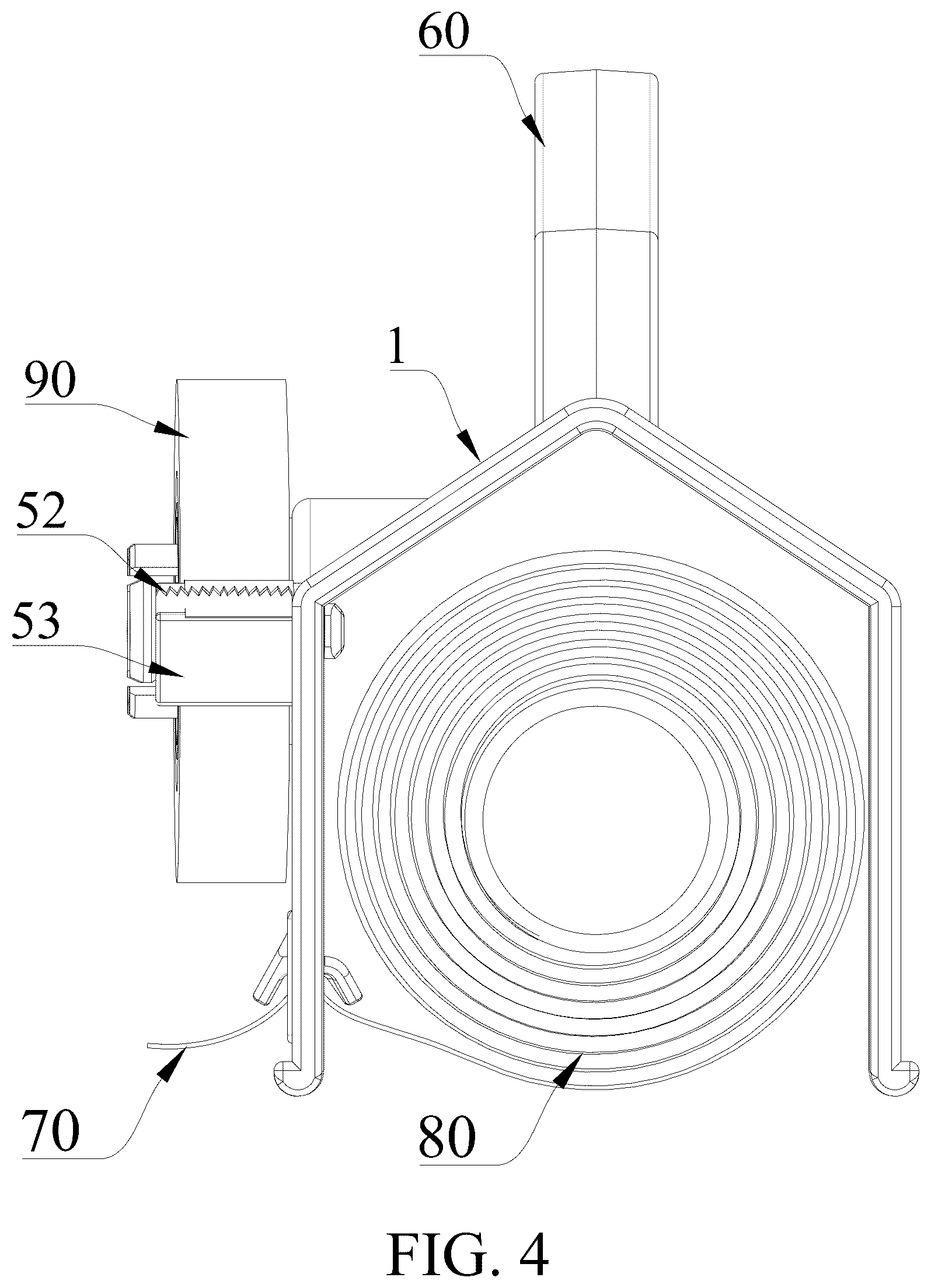Patent US12508732 Figure 4 – Paper cutting device having a tape cutting assembly