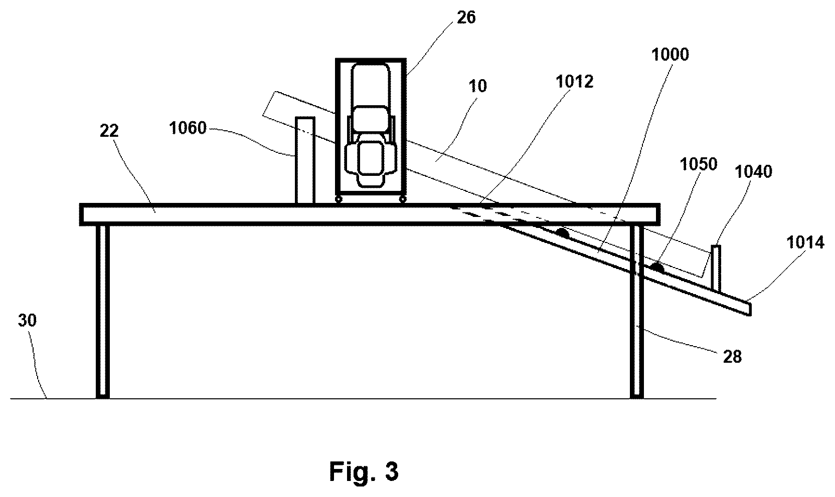 Patent US12508733 Figure 3 – Retaining device for securing wood to a saw mill