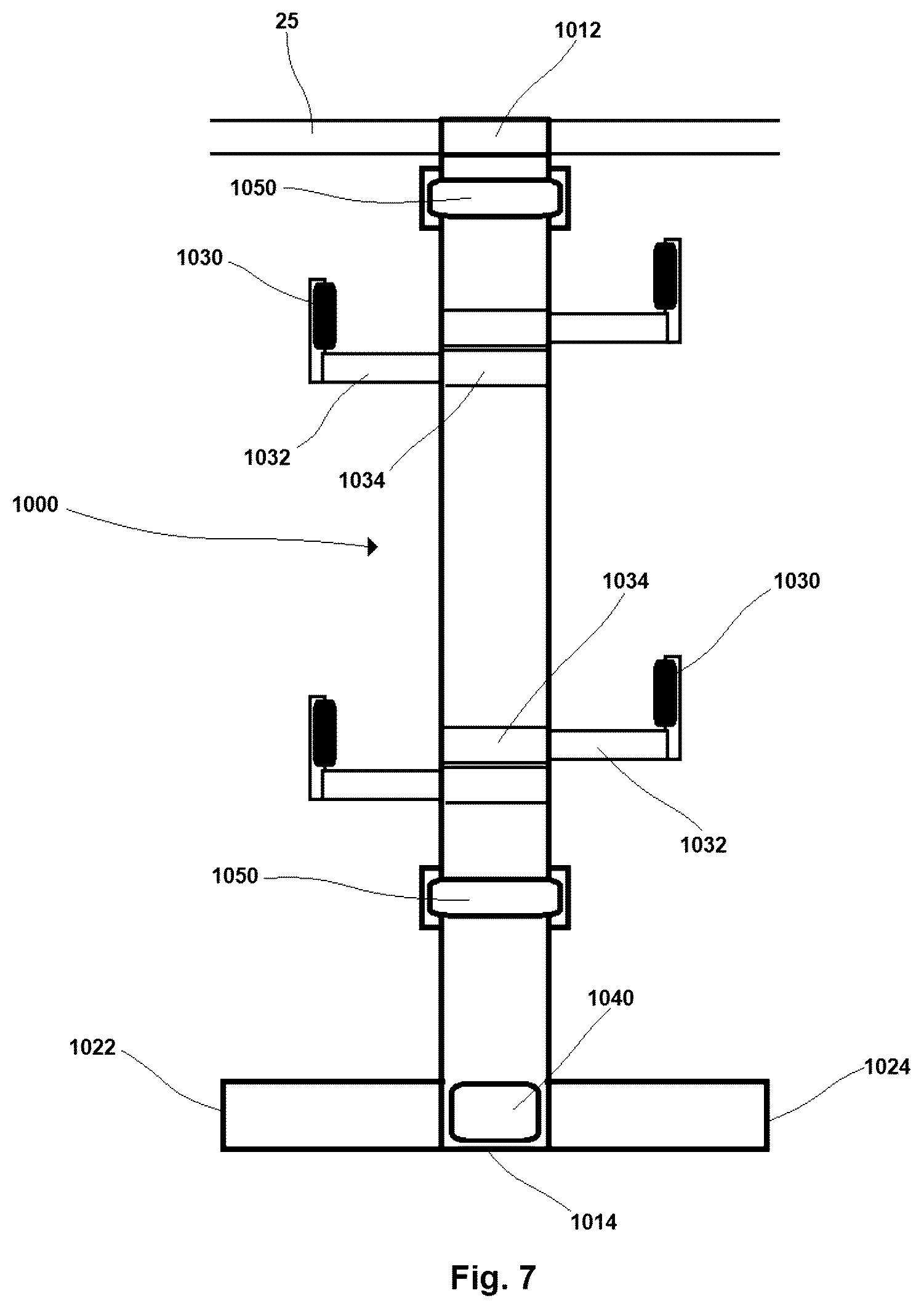 Patent US12508733 Figure 10 – Retaining device for securing wood to a saw mill