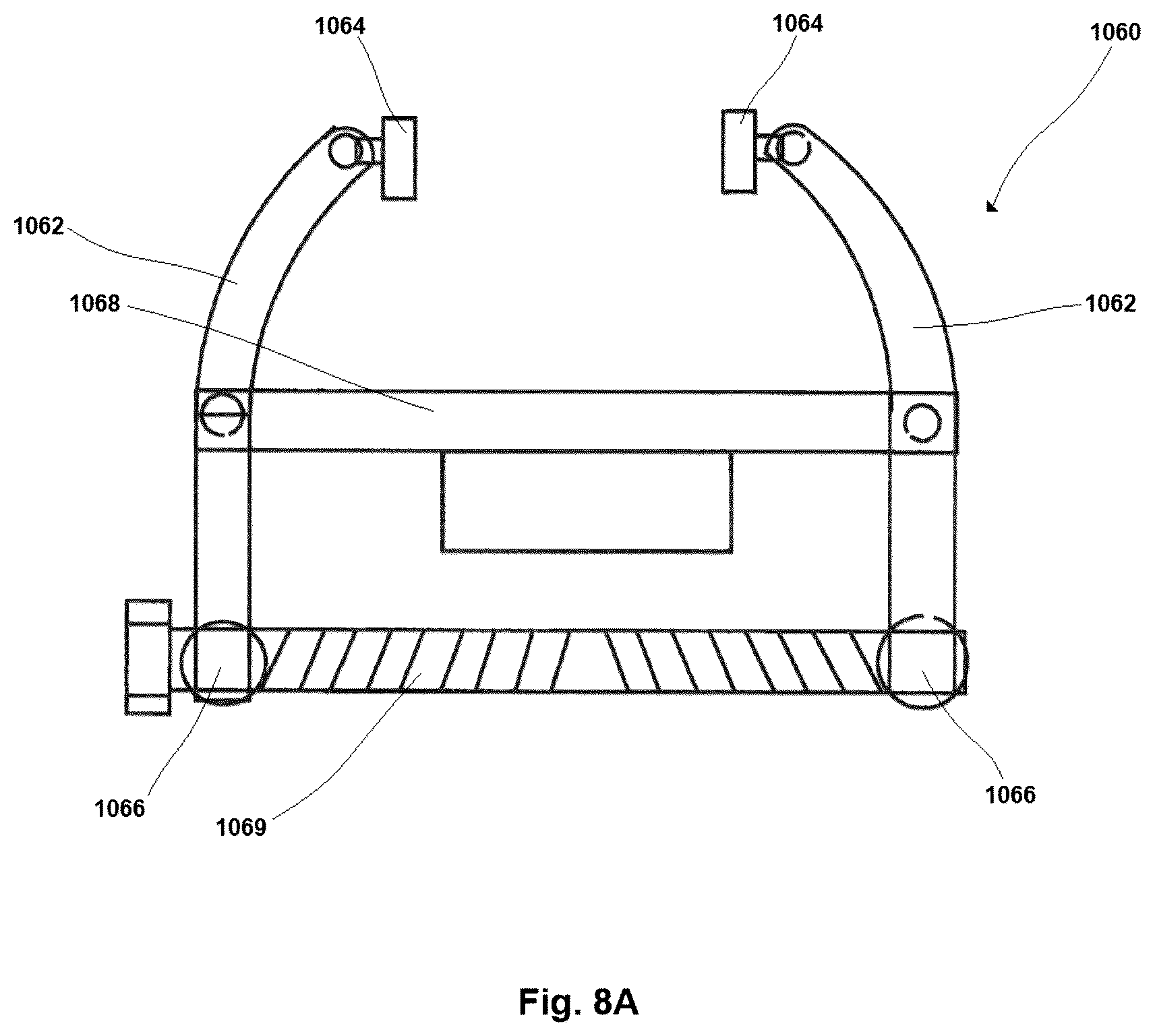 Patent US12508733 Figure 11 – Retaining device for securing wood to a saw mill