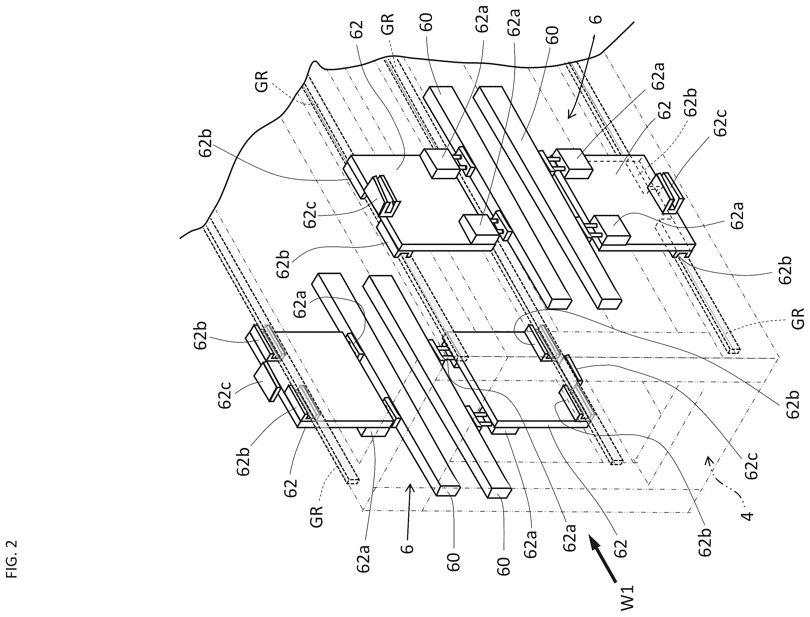 Patent US12508735 Figure 2 – Scarfing machine