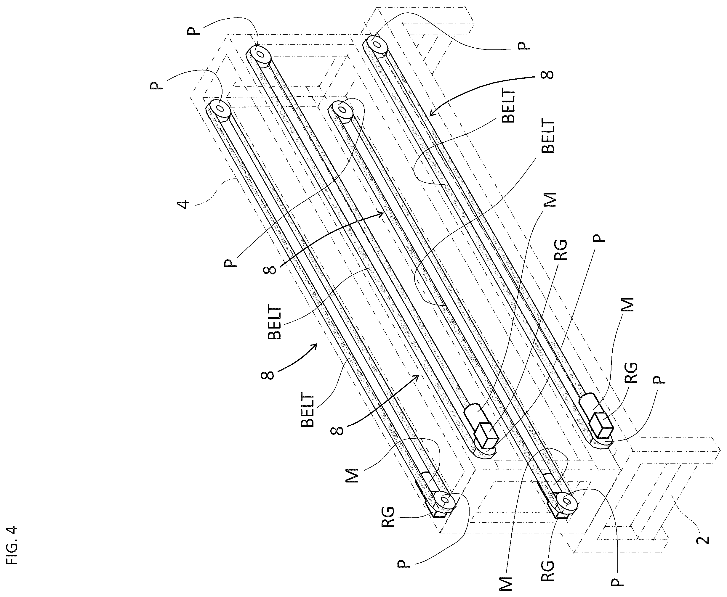Patent US12508735 Figure 4 – Scarfing machine