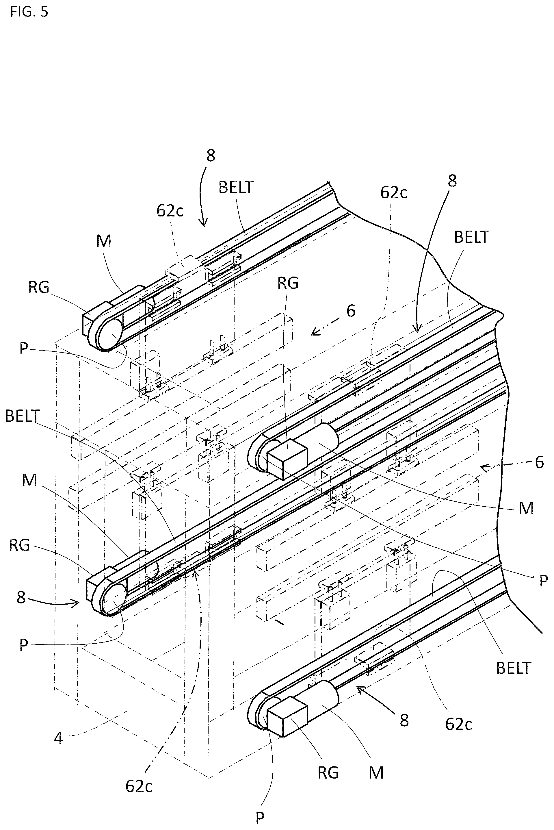 Patent US12508735 Figure 5 – Scarfing machine