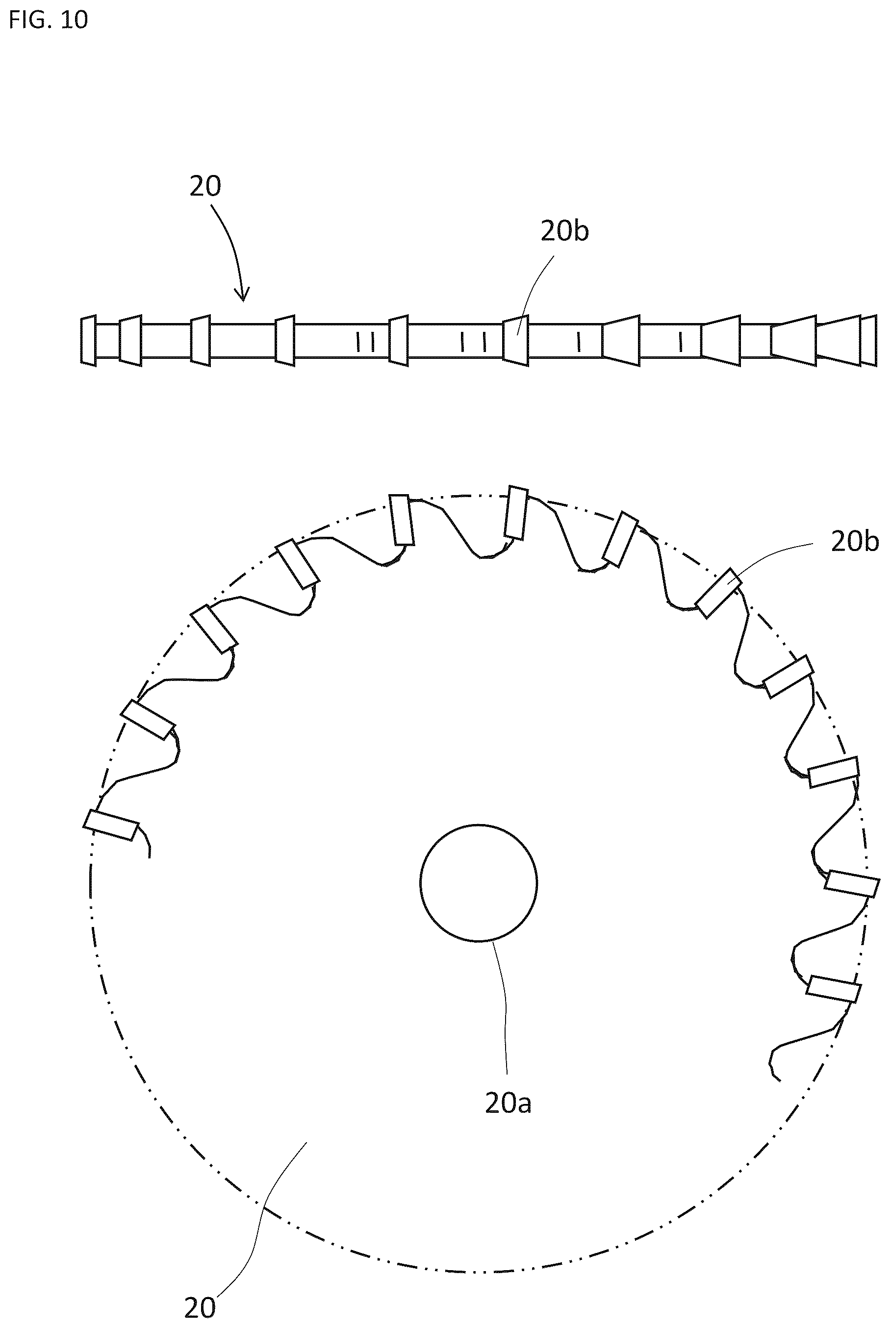 Patent US12508735 Figure 10 – Scarfing machine