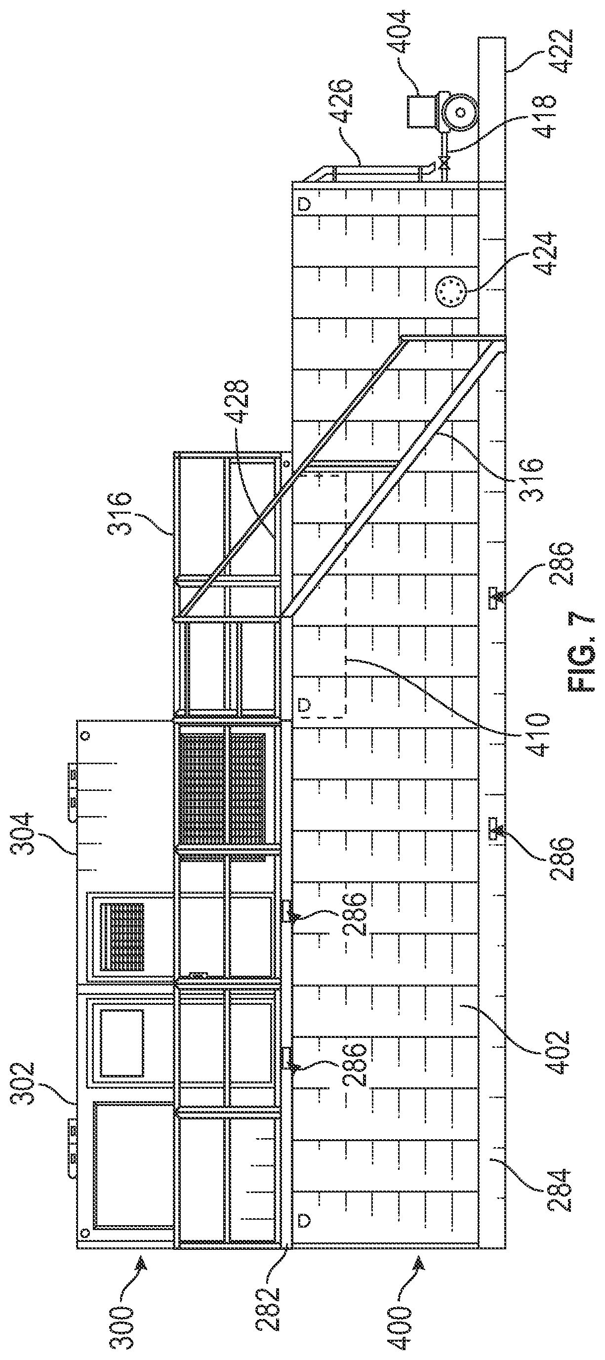 Patent US12508740 Figure 7 – Modular concrete production system and method