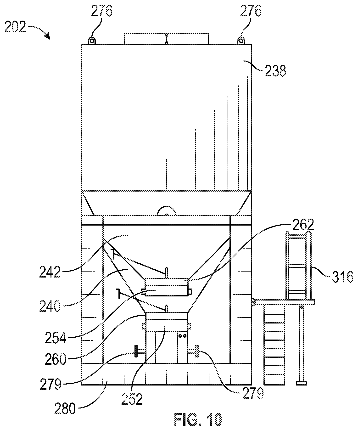 Patent US12508740 Figure 9 – Modular concrete production system and method