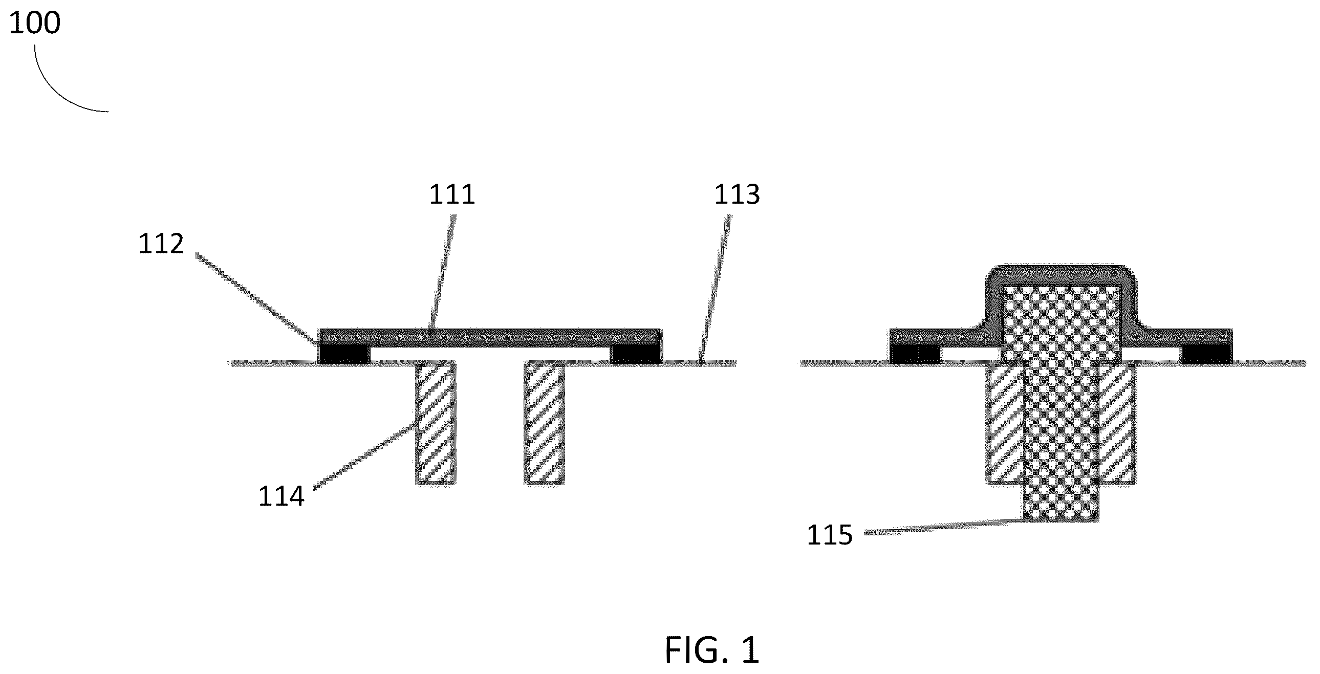 Patent US12508743 Figure 1 – In-mold sealing system to assist with vacuum assisted resin transfer molding