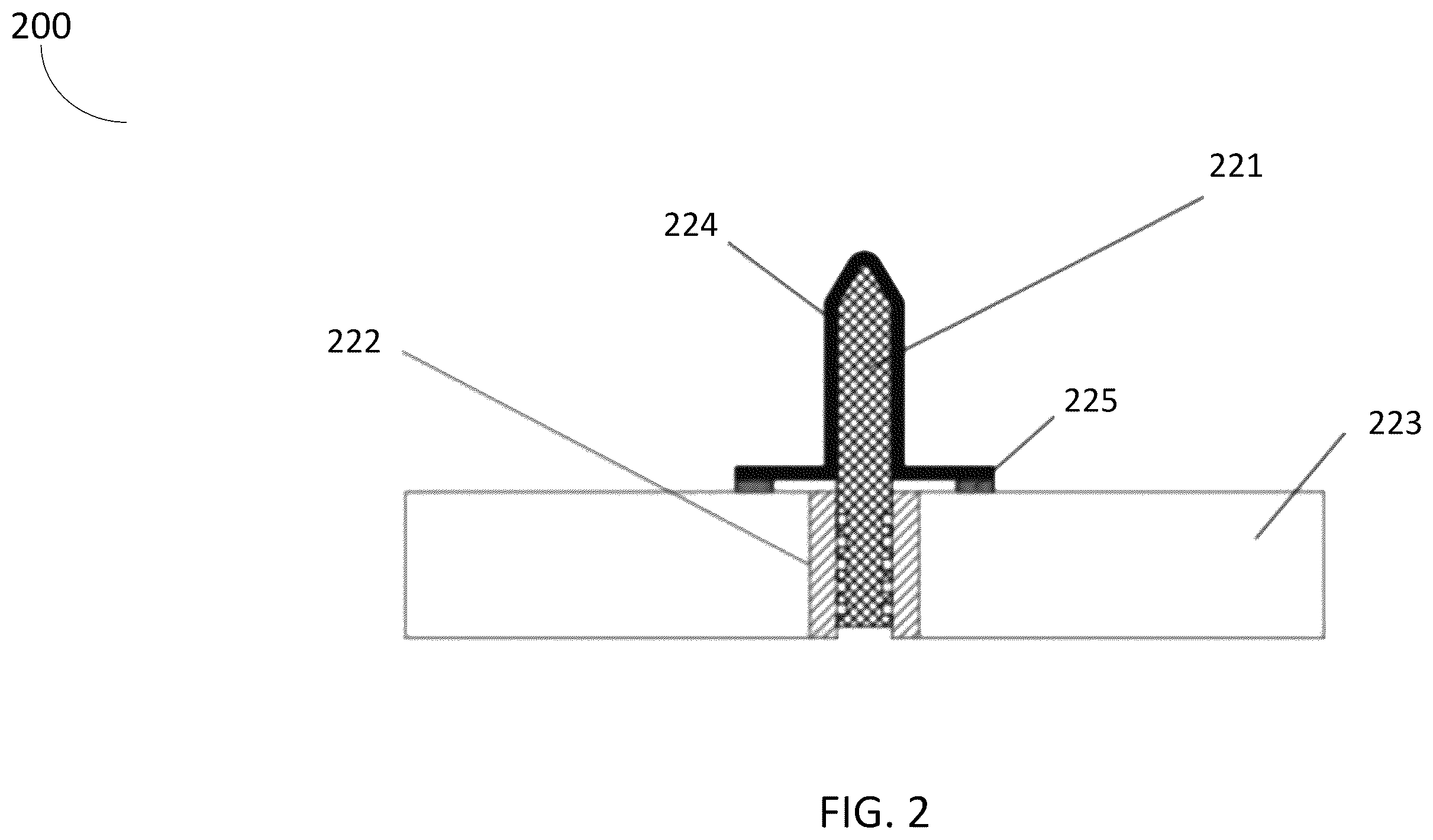 Patent US12508743 Figure 2 – In-mold sealing system to assist with vacuum assisted resin transfer molding