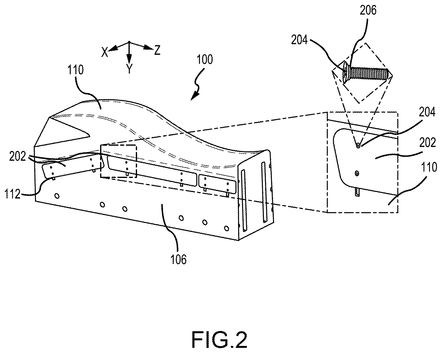 Patent US12508747 Figure 2 – Systems and methods for bladder pressure forming a preform into a shaped body