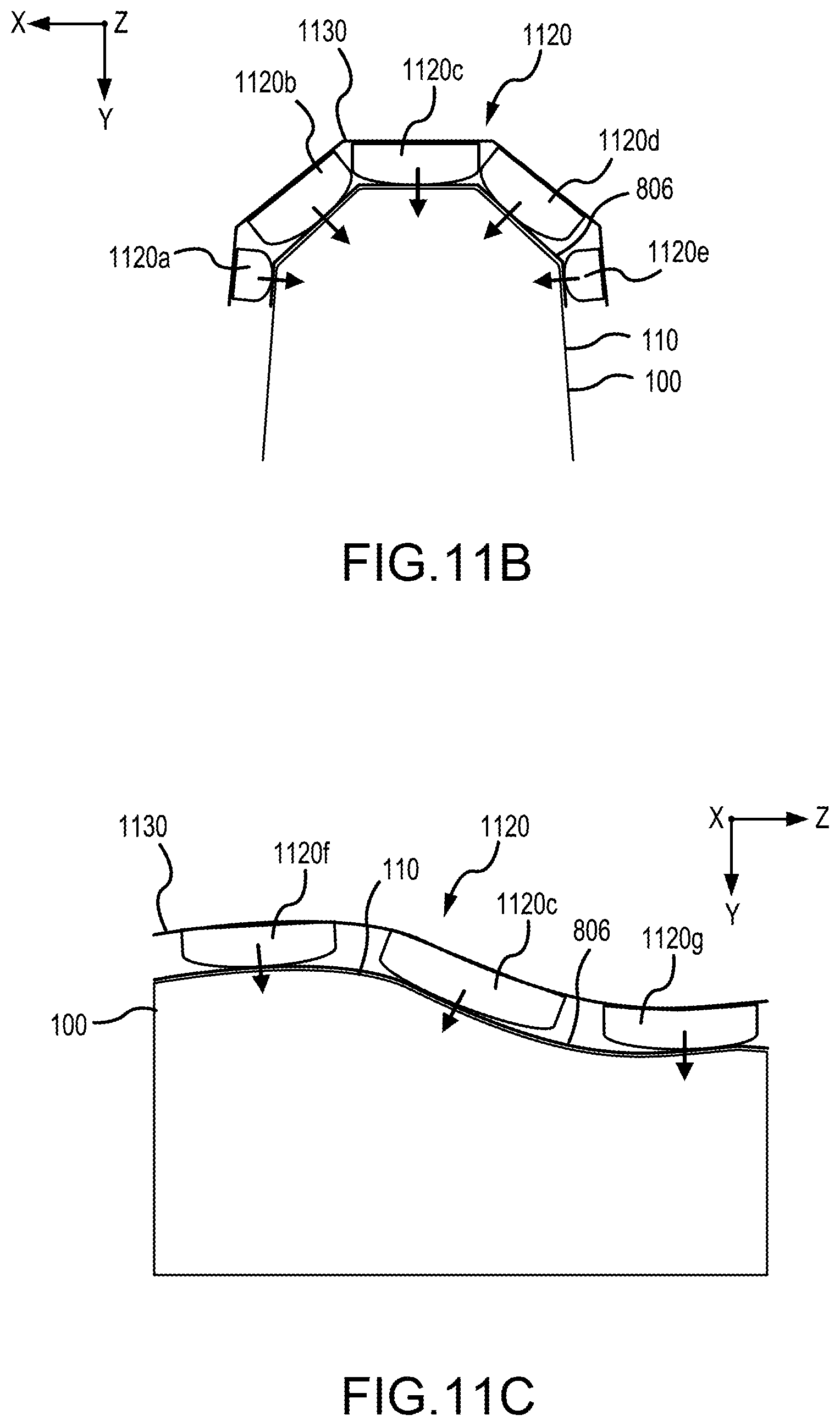 Patent US12508747 Figure 13 – Systems and methods for bladder pressure forming a preform into a shaped body