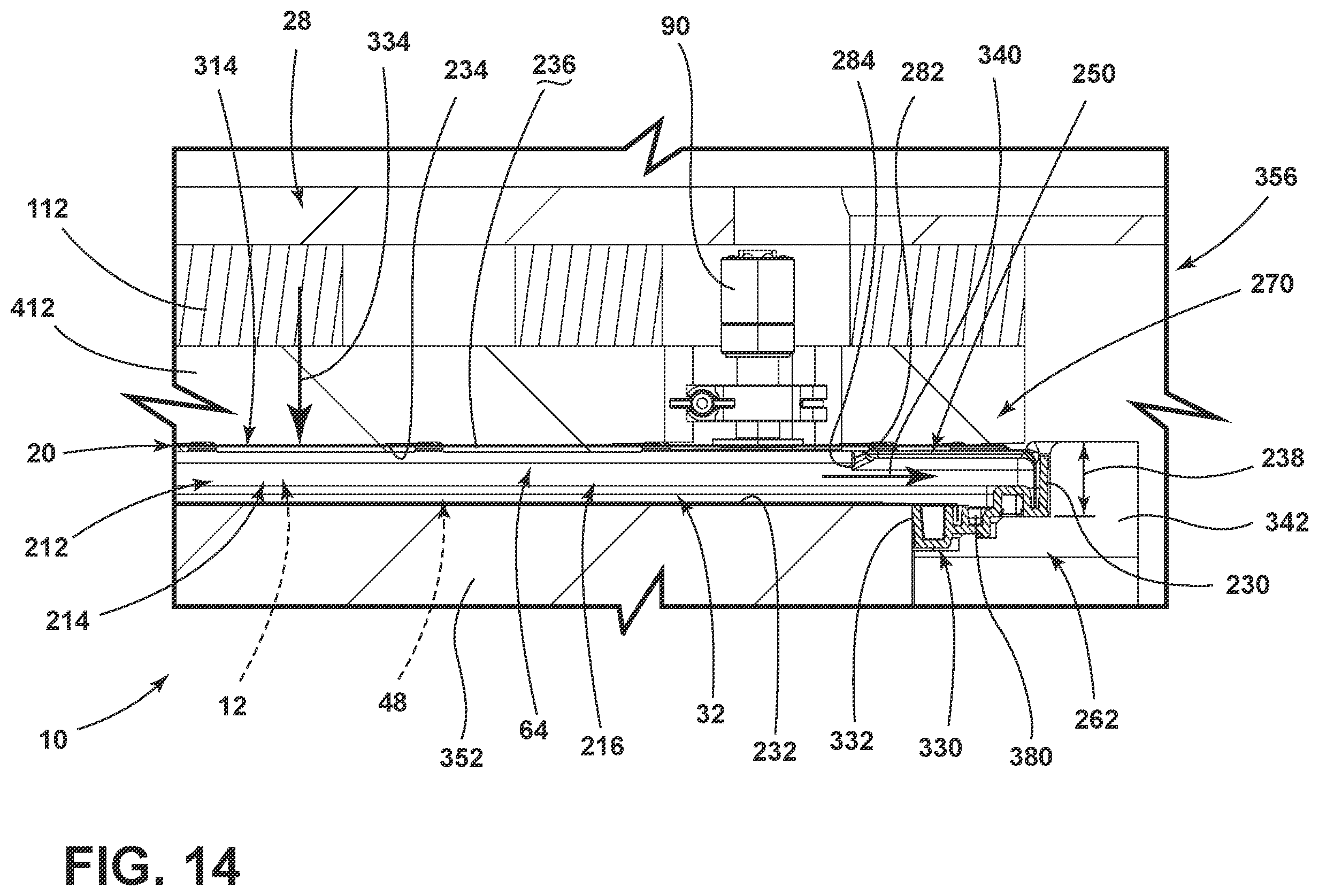 Patent US12508751 Figure 12 – Insulation compaction device and method for forming an insulated structure for an appliance