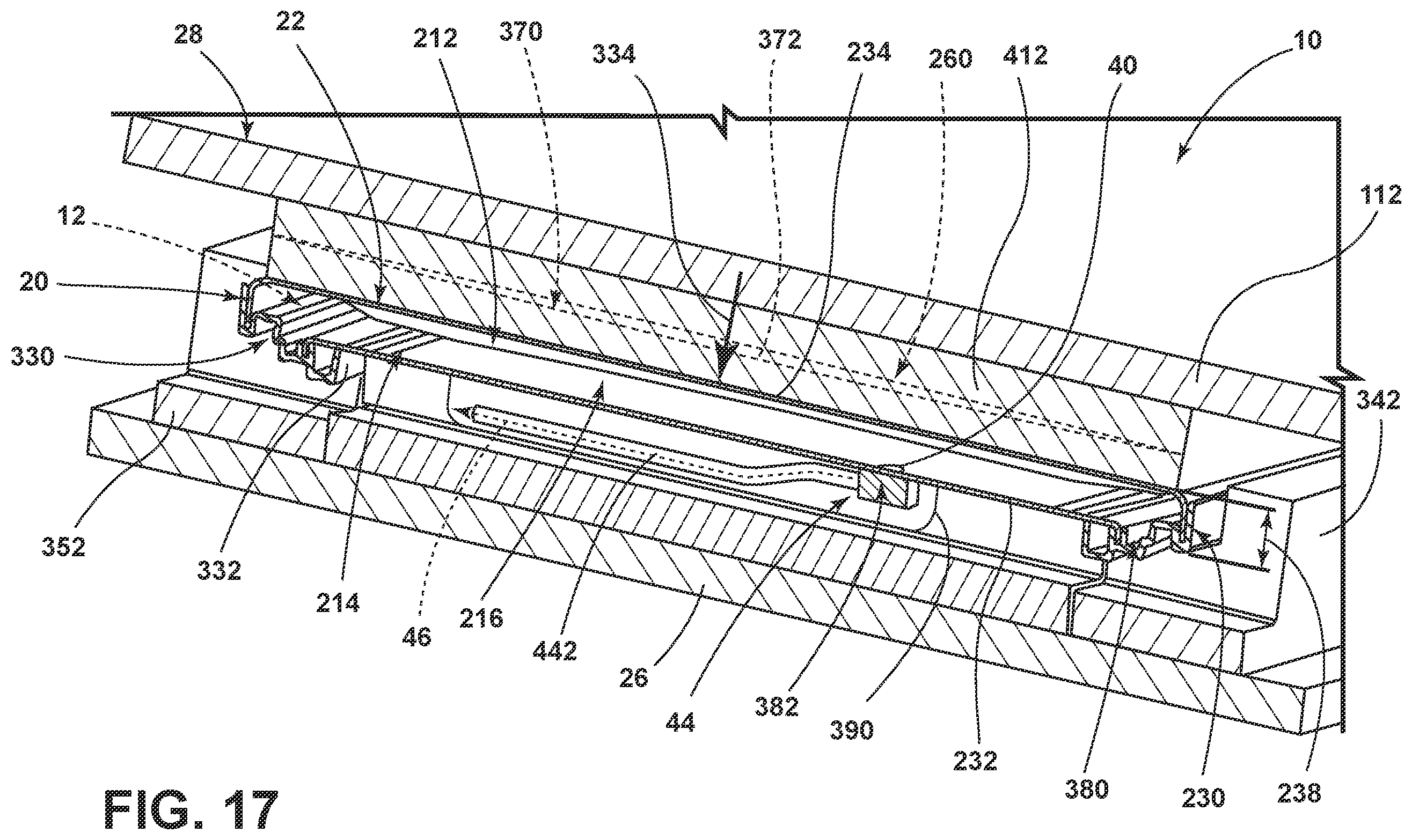 Patent US12508751 Figure 15 – Insulation compaction device and method for forming an insulated structure for an appliance