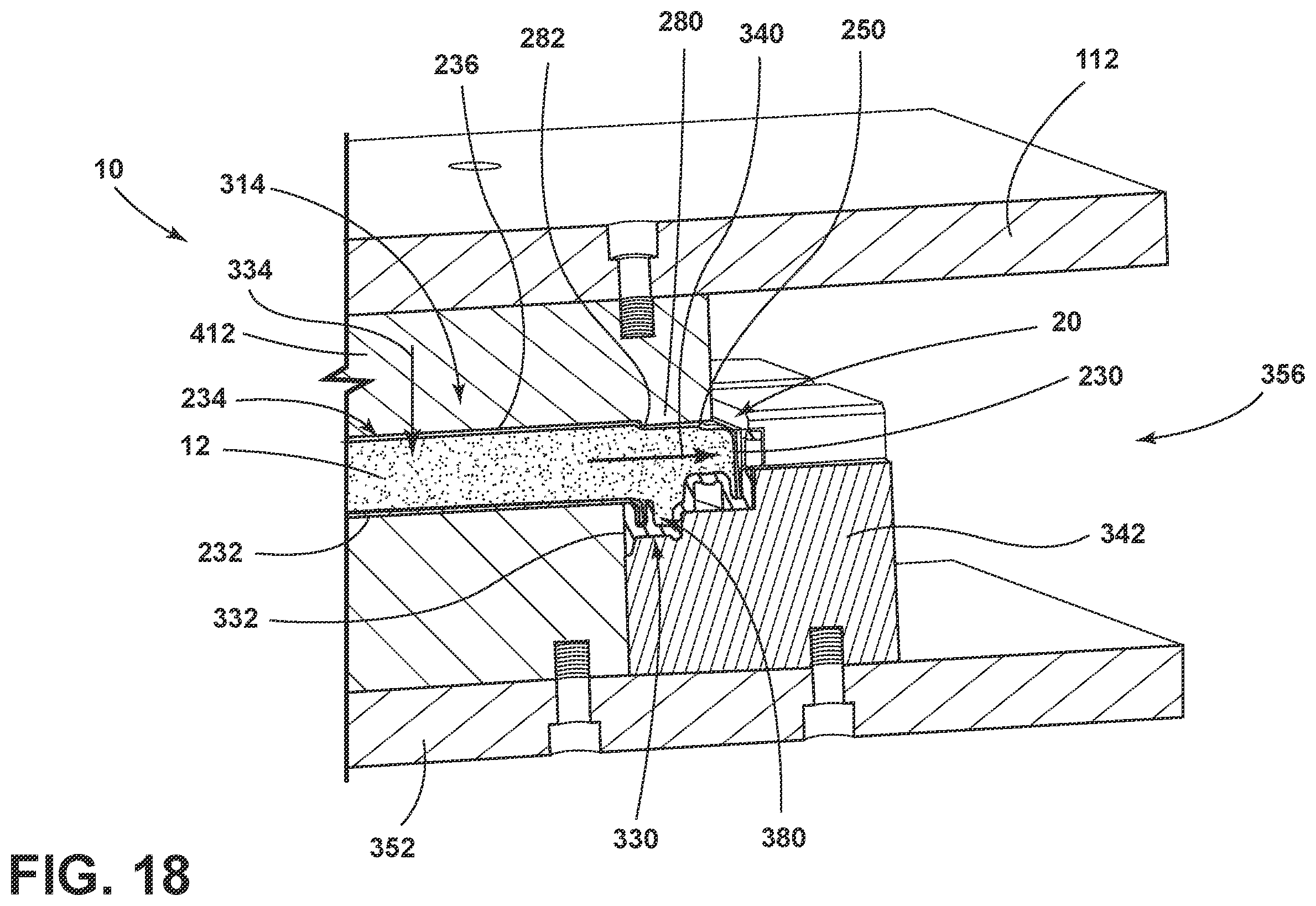 Patent US12508751 Figure 16 – Insulation compaction device and method for forming an insulated structure for an appliance