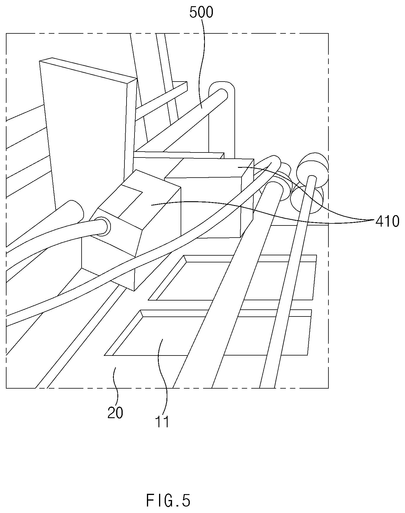 Patent US12508752 Figure 5 – Apparatus for molding pouch