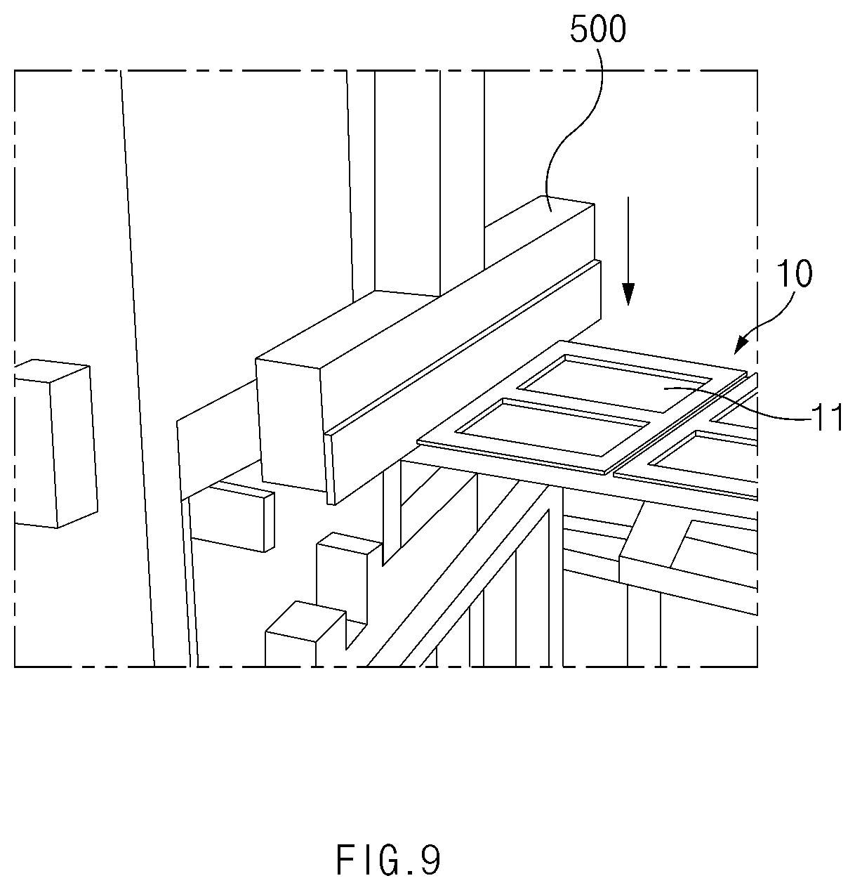 Patent US12508752 Figure 9 – Apparatus for molding pouch