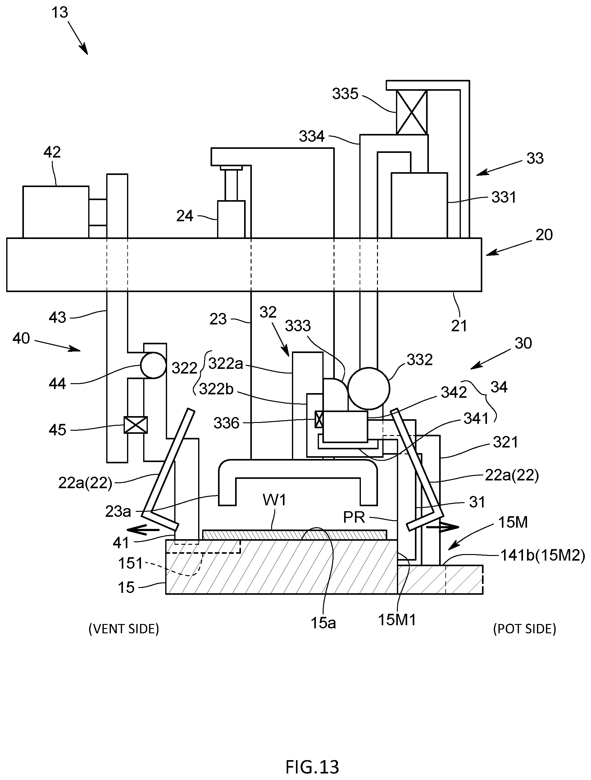 Patent US12508754 Figure 13 – Transfer apparatus, resin molding apparatus, and method for manufacturing resin molded product