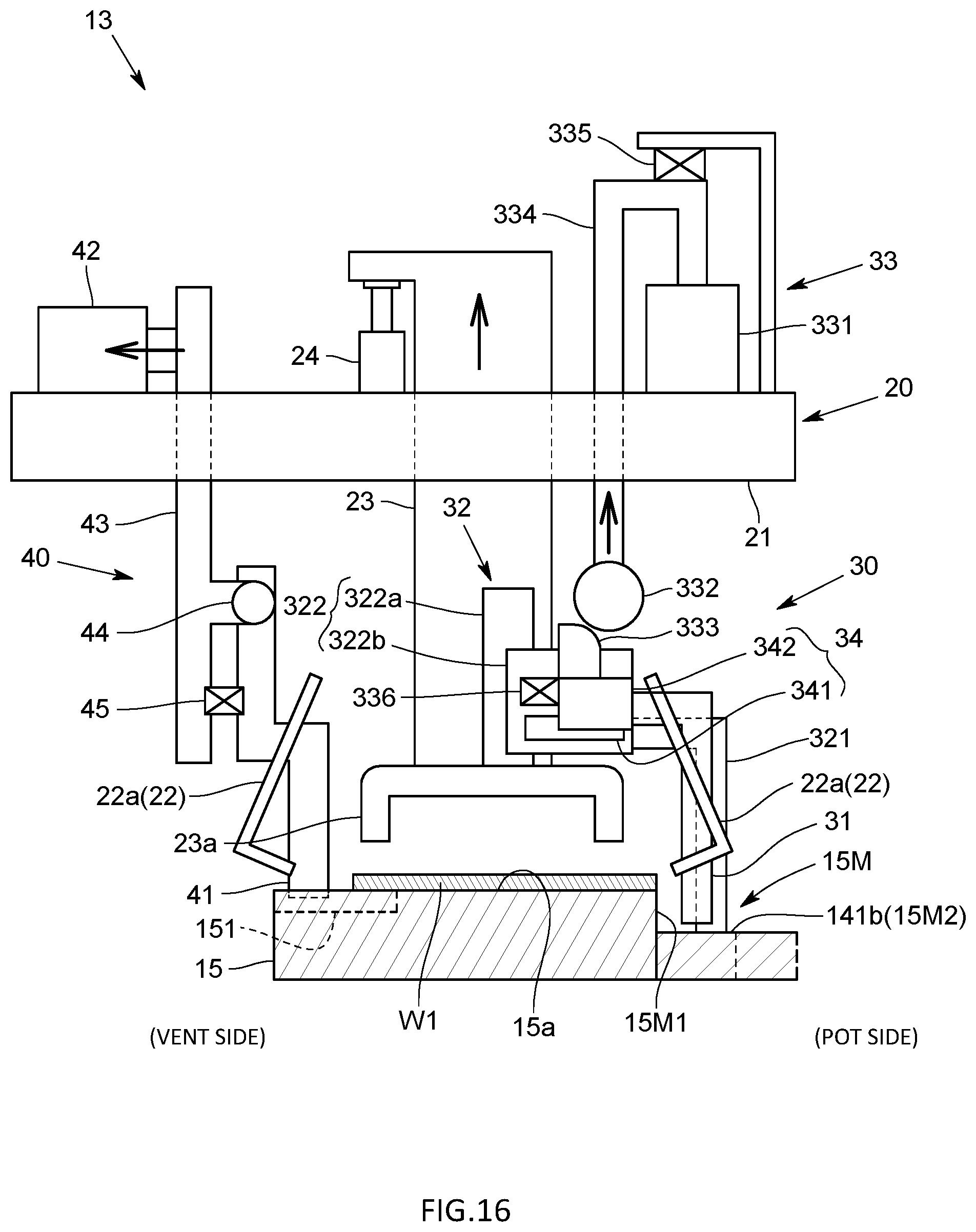 Patent US12508754 Figure 16 – Transfer apparatus, resin molding apparatus, and method for manufacturing resin molded product