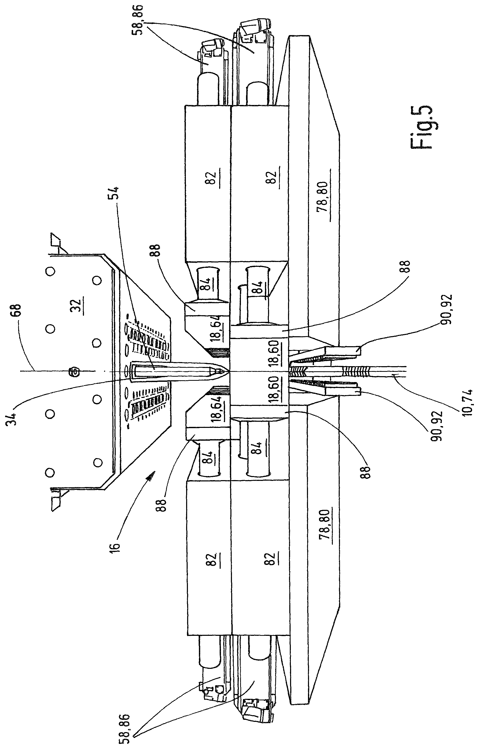 Patent US12508763 Figure 5 – Device and method for manufacturing plastic containers