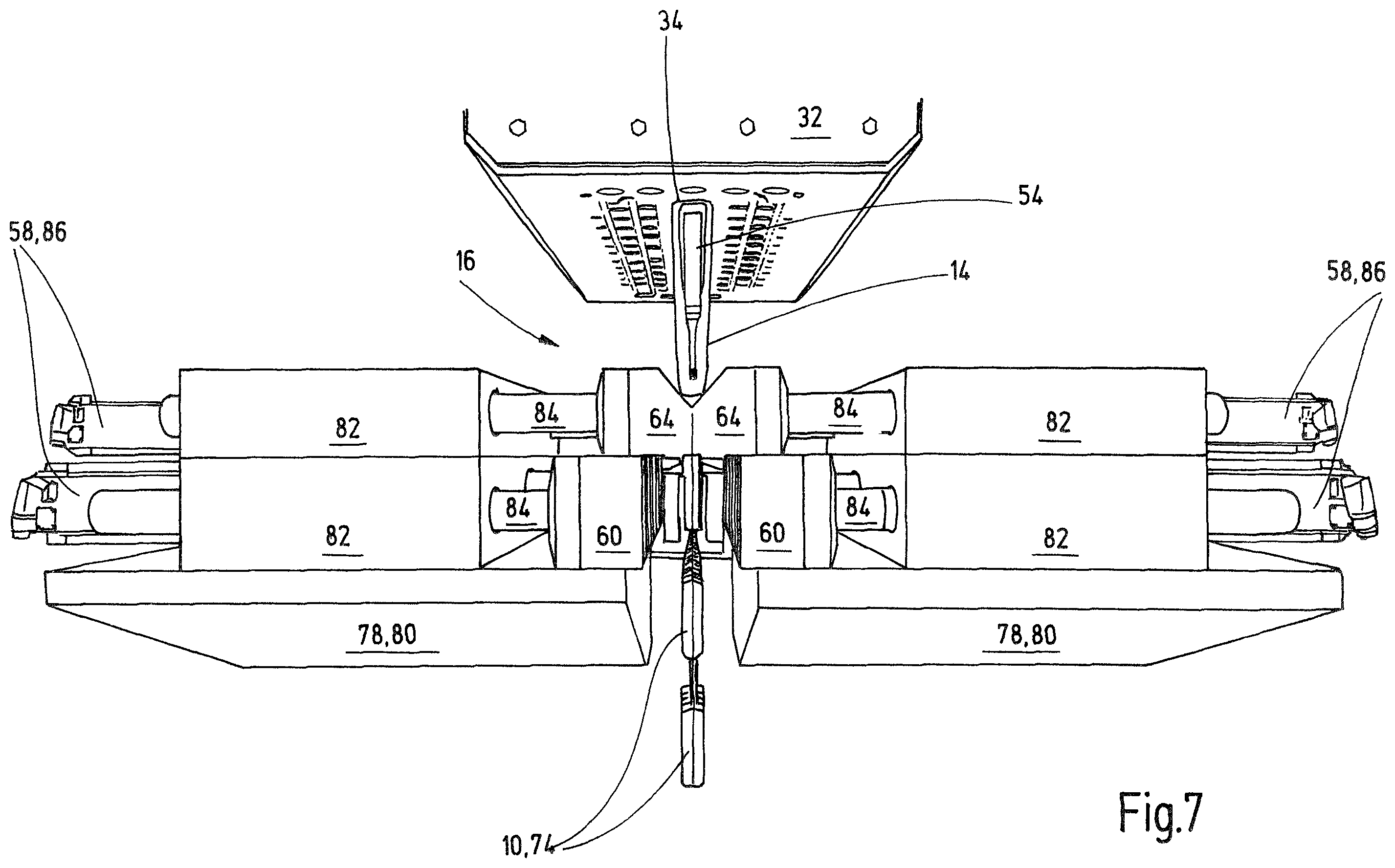 Patent US12508763 Figure 7 – Device and method for manufacturing plastic containers