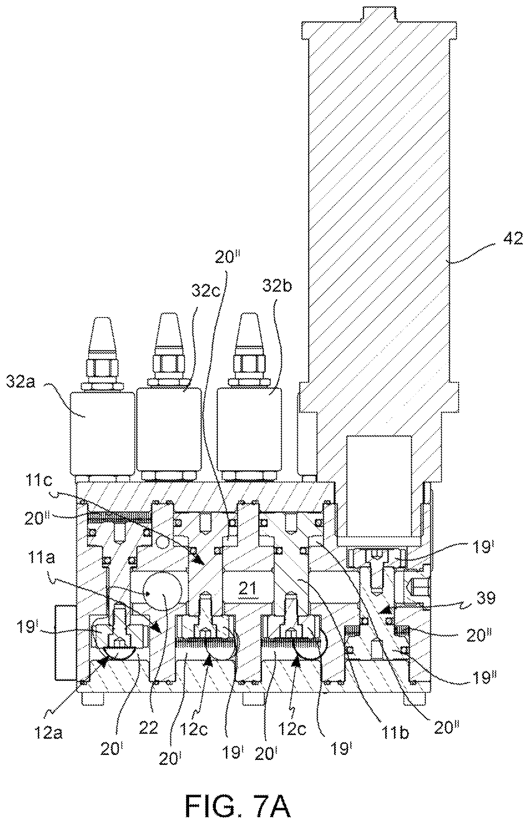 Patent US12508764 Figure 9 – Valve assembly for blowing or draw-blowing bottles made of polymer material