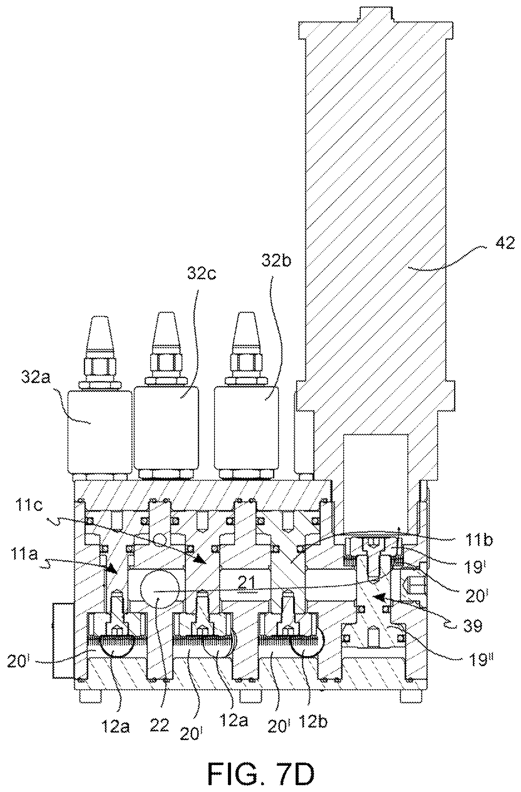 Patent US12508764 Figure 12 – Valve assembly for blowing or draw-blowing bottles made of polymer material