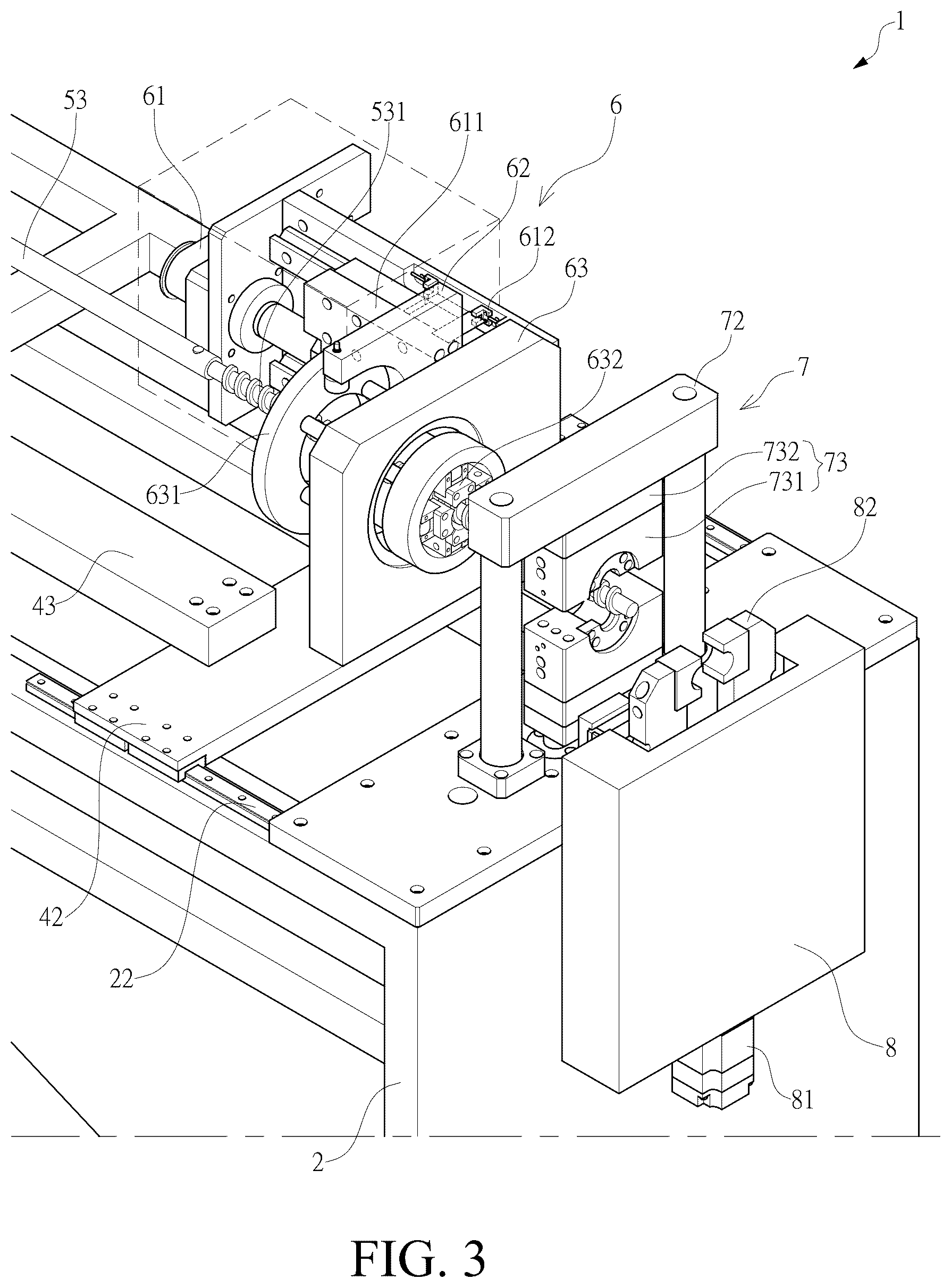 Patent US12508765 Figure 3 – Thermoforming pipe-shaping machine