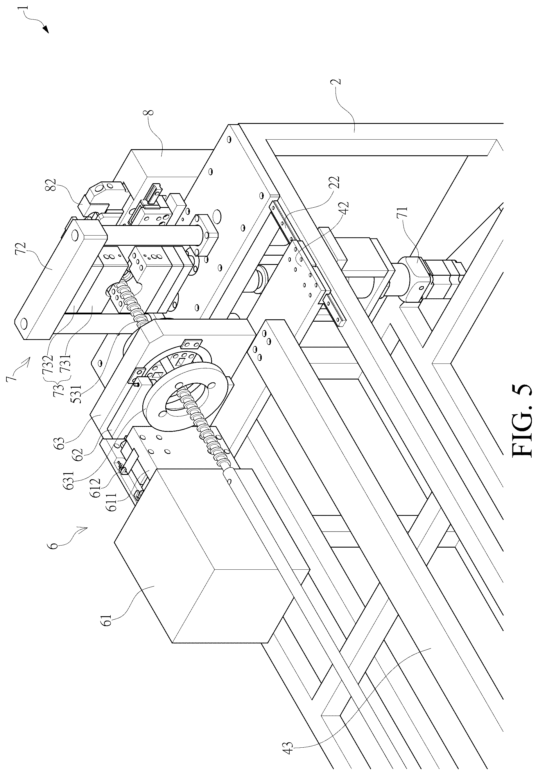 Patent US12508765 Figure 5 – Thermoforming pipe-shaping machine