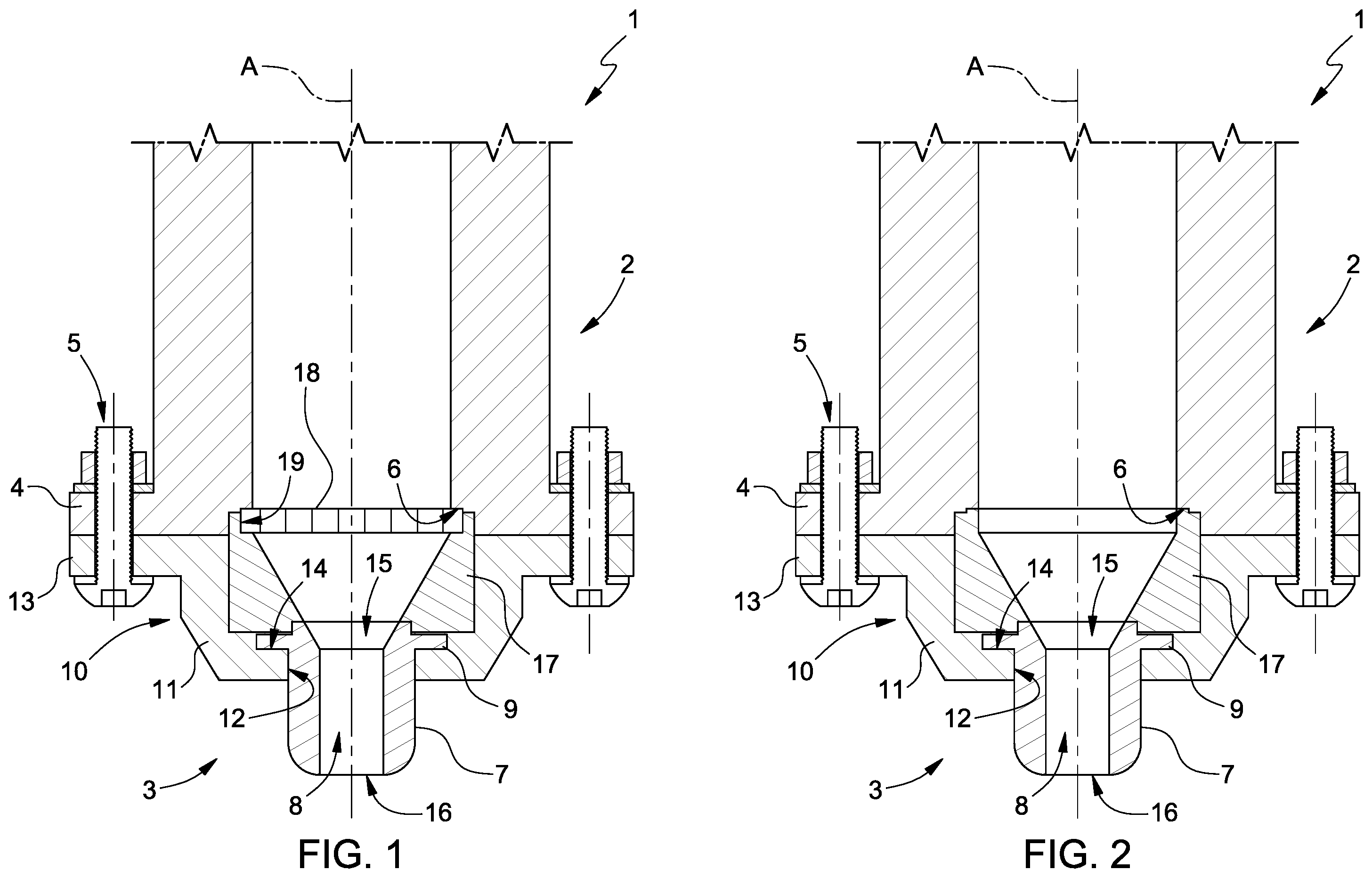 Patent US12508768 Figure 1 – Polymeric material extrusion nozzle and print head for additive manufacturing comprising such extrusion nozzle