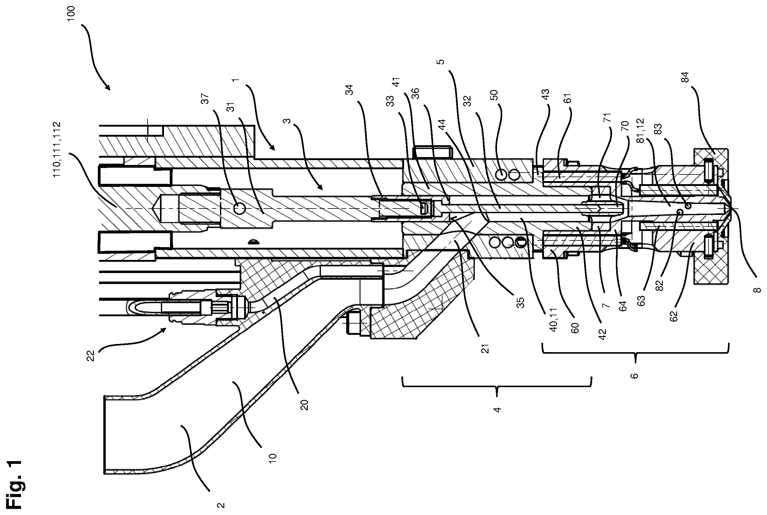 Patent US12508769 Figure 1 – Method for operating a printhead for a 3D printer and printhead for a 3D printer for carrying out the method