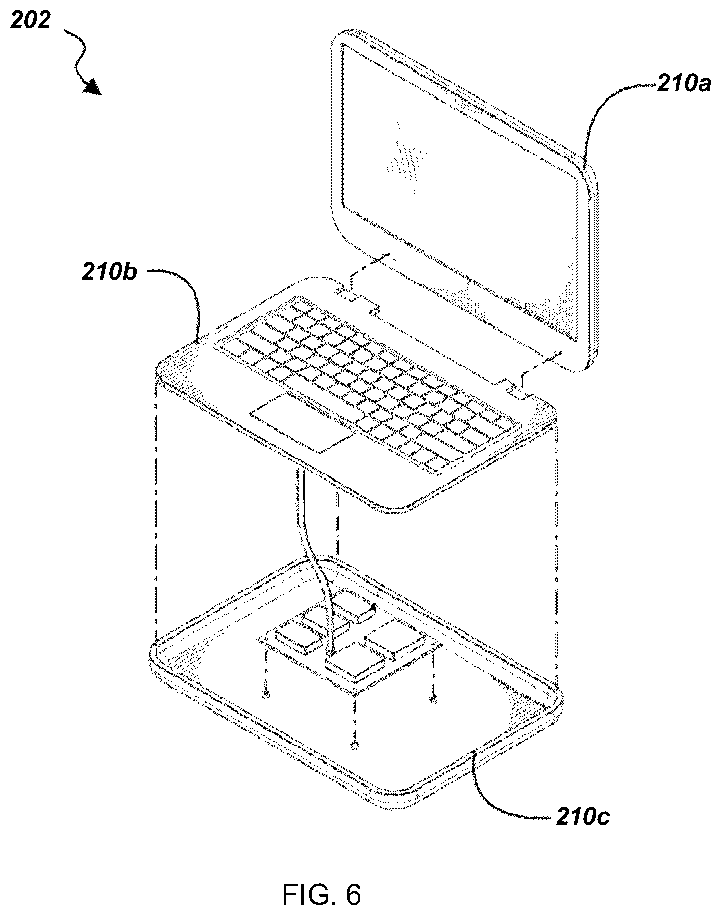 Patent US12508794 Figure 6 – Composite carbon fiber laminate for an information handling system