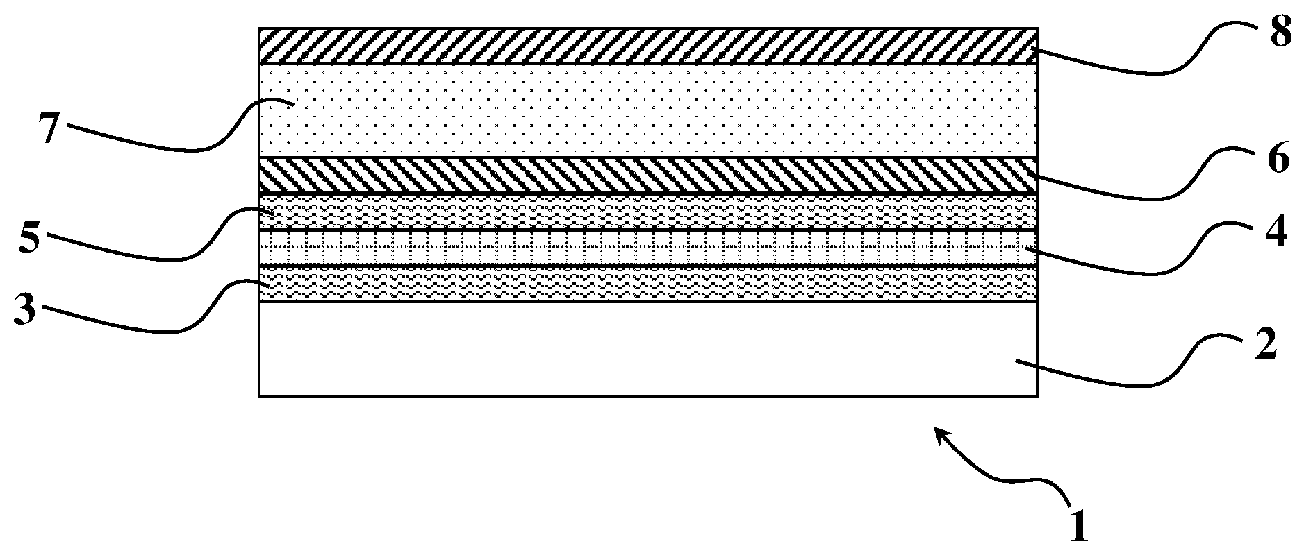 Patent US12508802 Figure 1 – Recyclable cardboard packaging material comprising a metallized barrier layer applied by transfer metallization