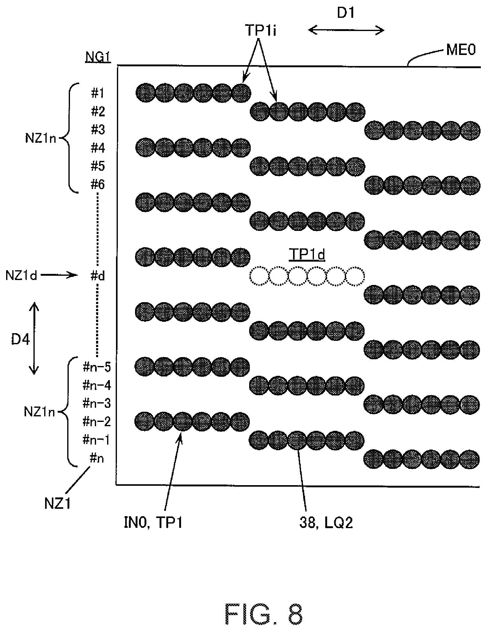 Patent US12508803 Figure 8 – Printing device and printing method