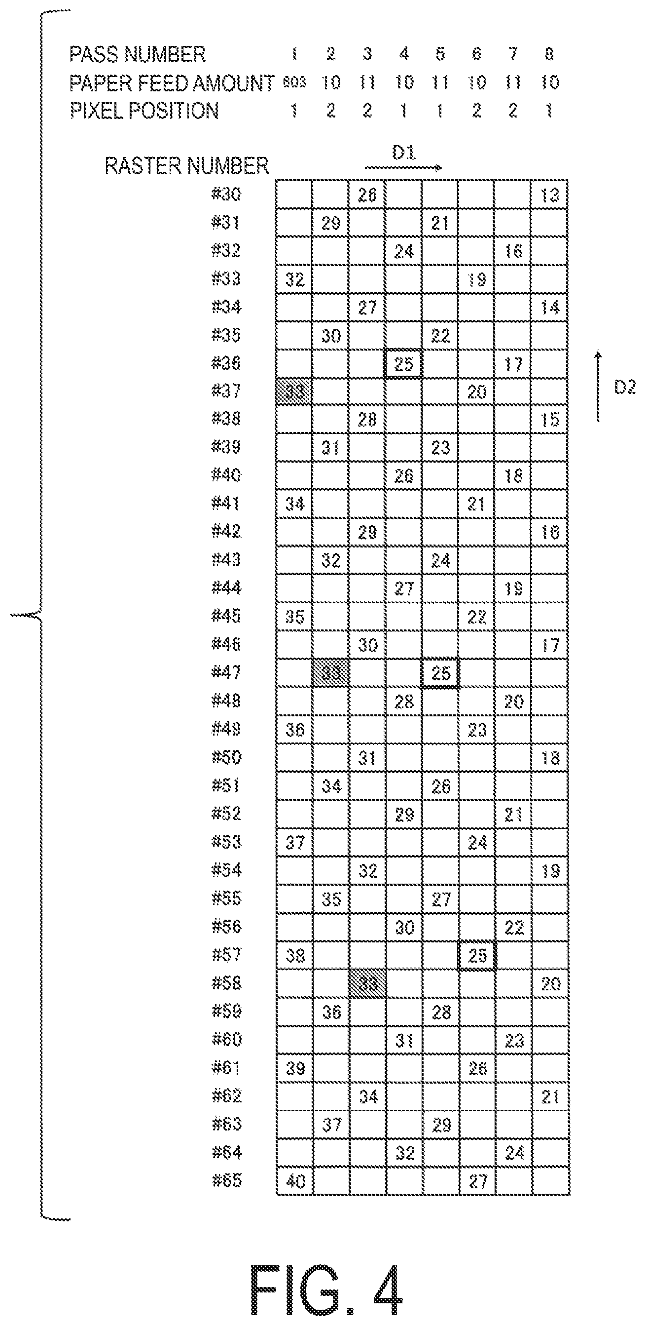 Patent US12508804 Figure 4 – Printing device and printing method