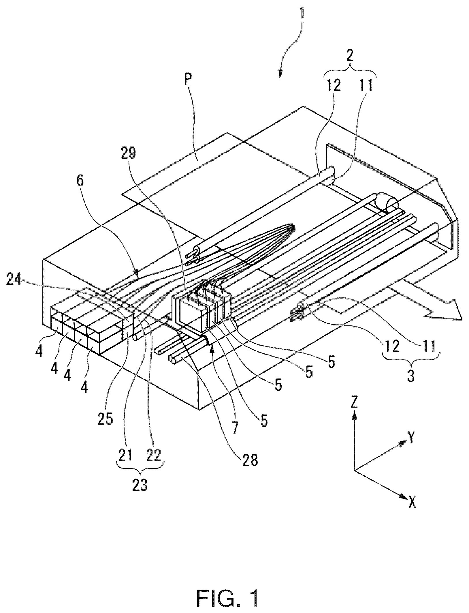 Patent US12508807 Figure 1 – Head chip, liquid jet head, liquid jet recording device, and method of manufacturing head chip