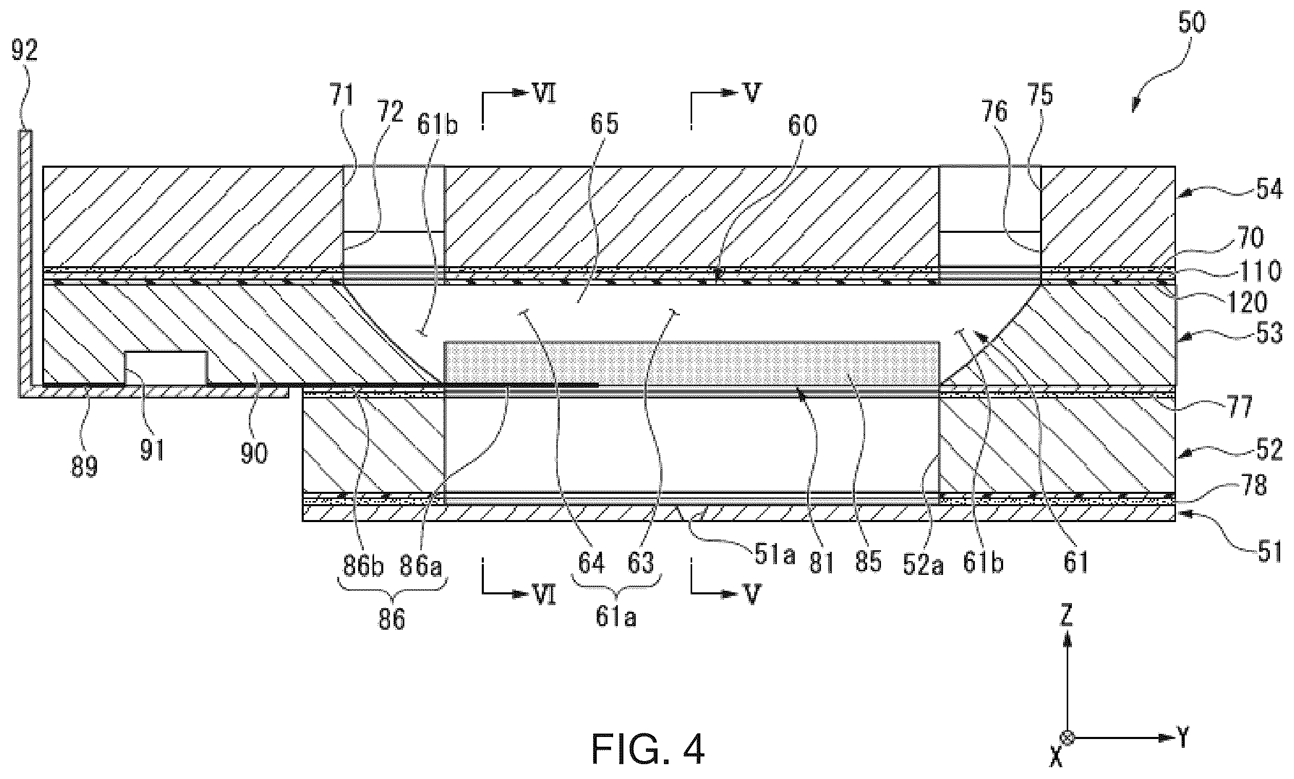 Patent US12508807 Figure 4 – Head chip, liquid jet head, liquid jet recording device, and method of manufacturing head chip