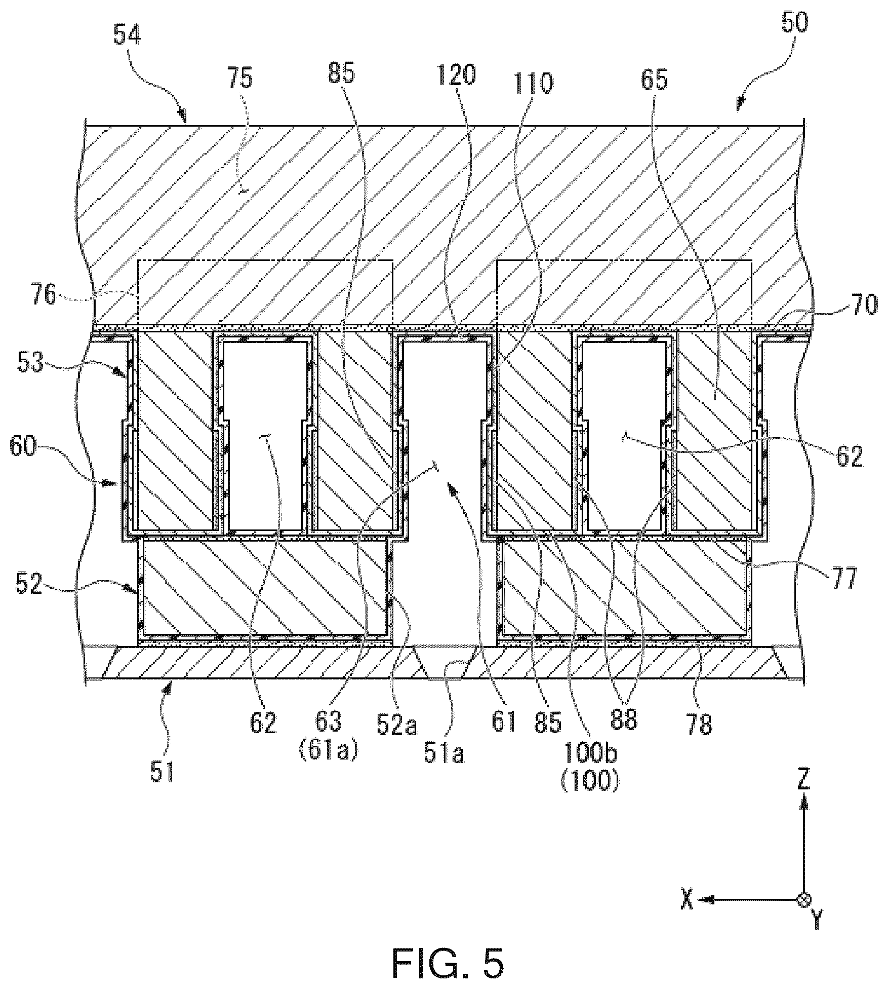 Patent US12508807 Figure 5 – Head chip, liquid jet head, liquid jet recording device, and method of manufacturing head chip