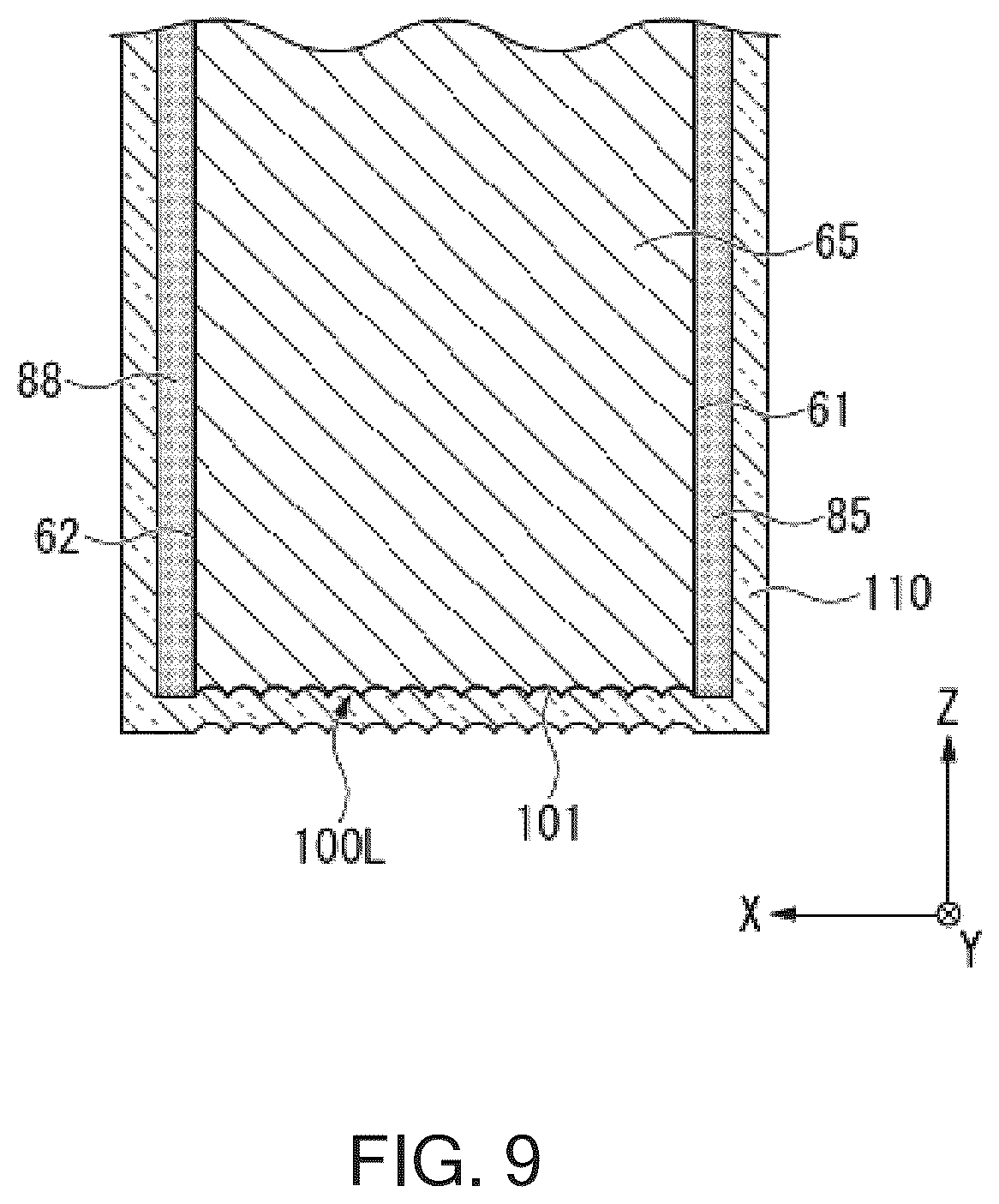 Patent US12508807 Figure 9 – Head chip, liquid jet head, liquid jet recording device, and method of manufacturing head chip