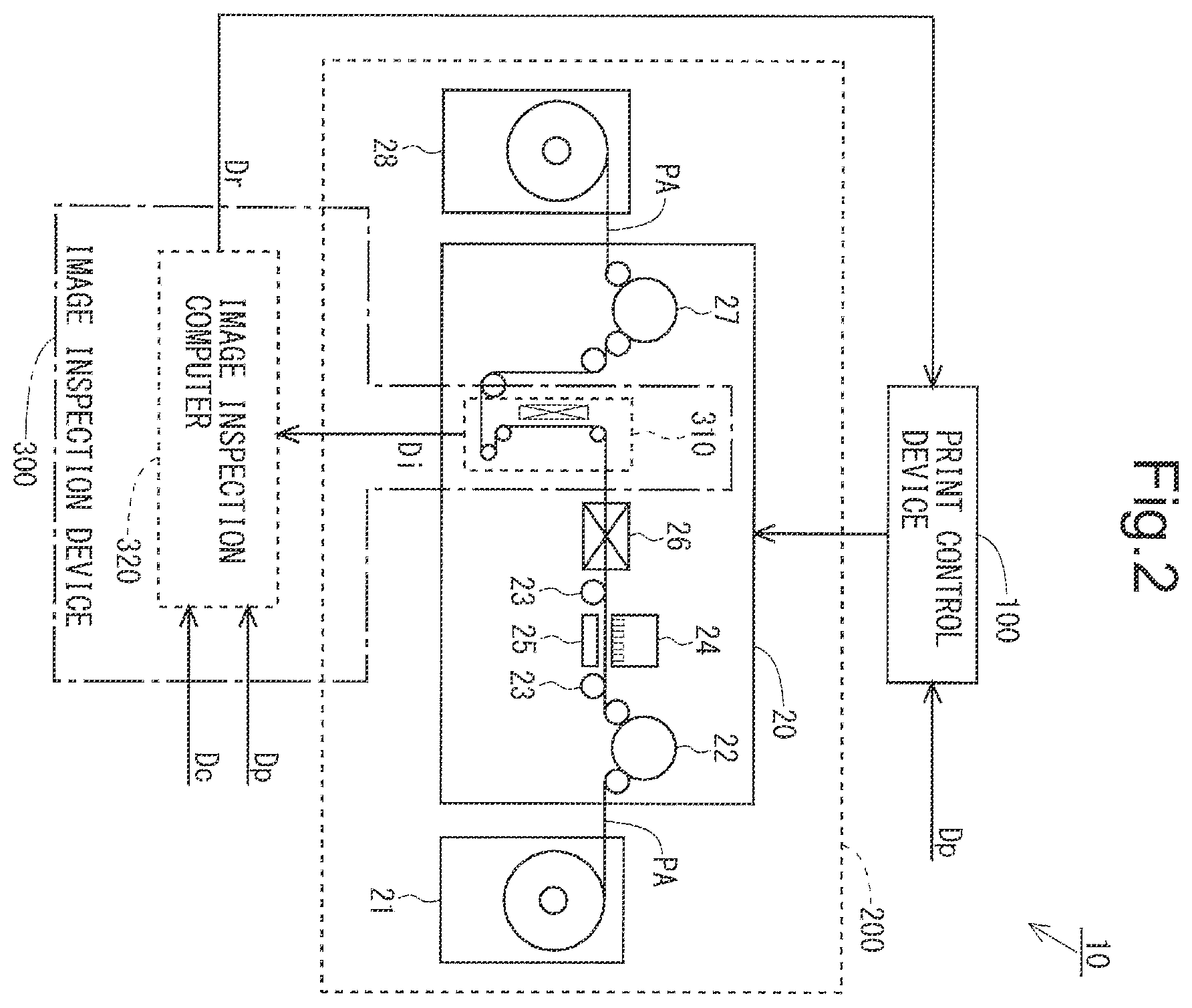 Patent US12508811 Figure 2 – Printing apparatus and maintenance method therefor