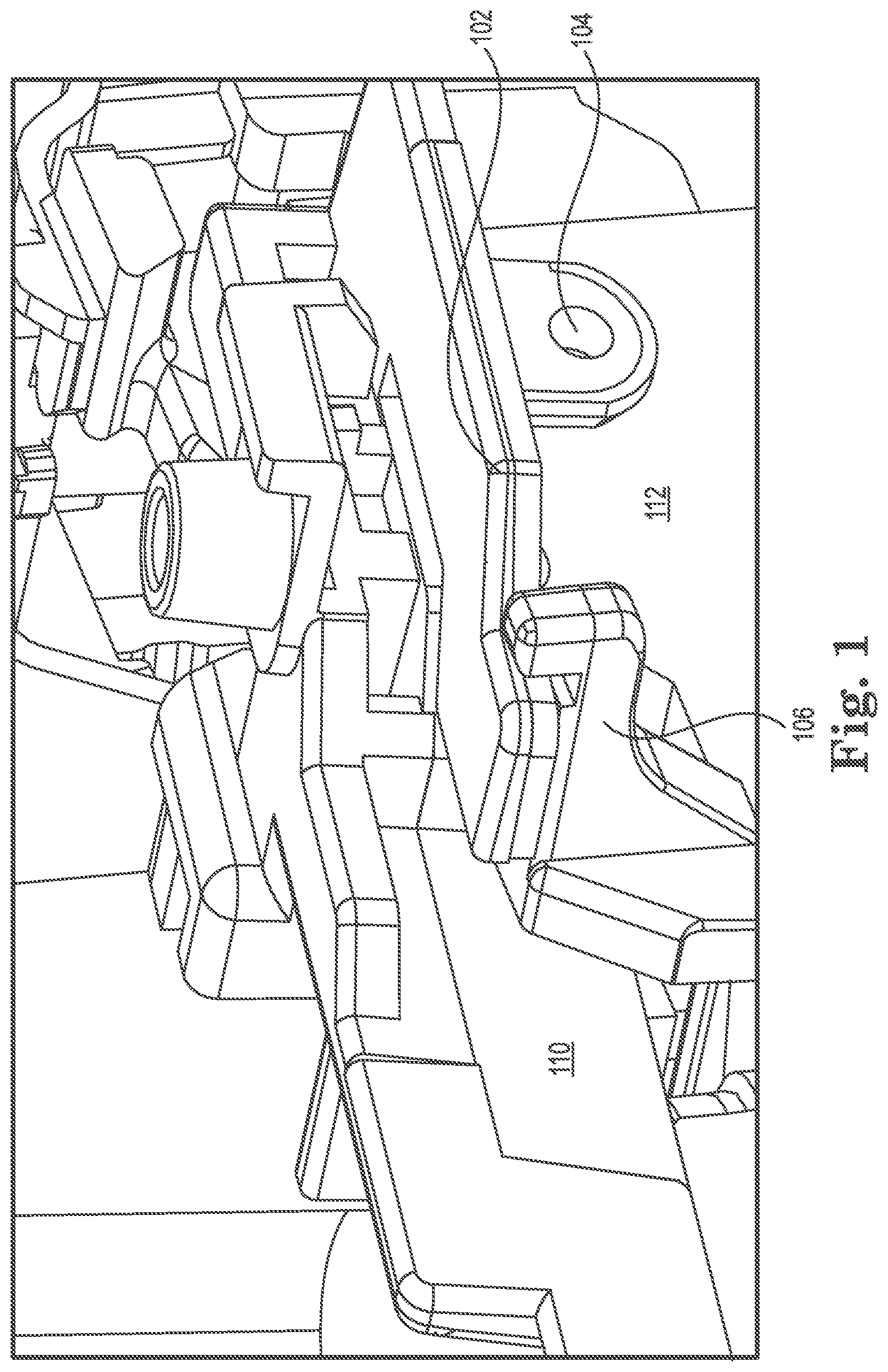 Patent US12508812 Figure 1 – Supply manifold trigger arms