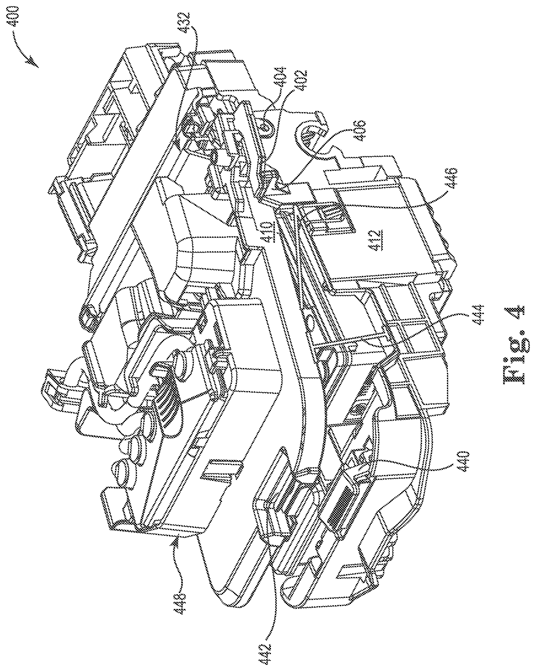 Patent US12508812 Figure 4 – Supply manifold trigger arms